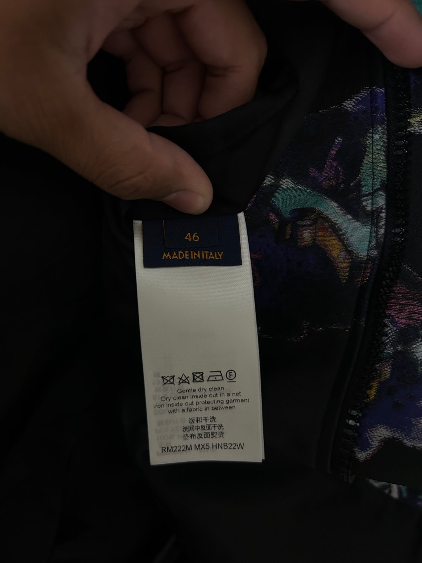 Louis Vuitton Virgil Embroidered Graffiti Jacket