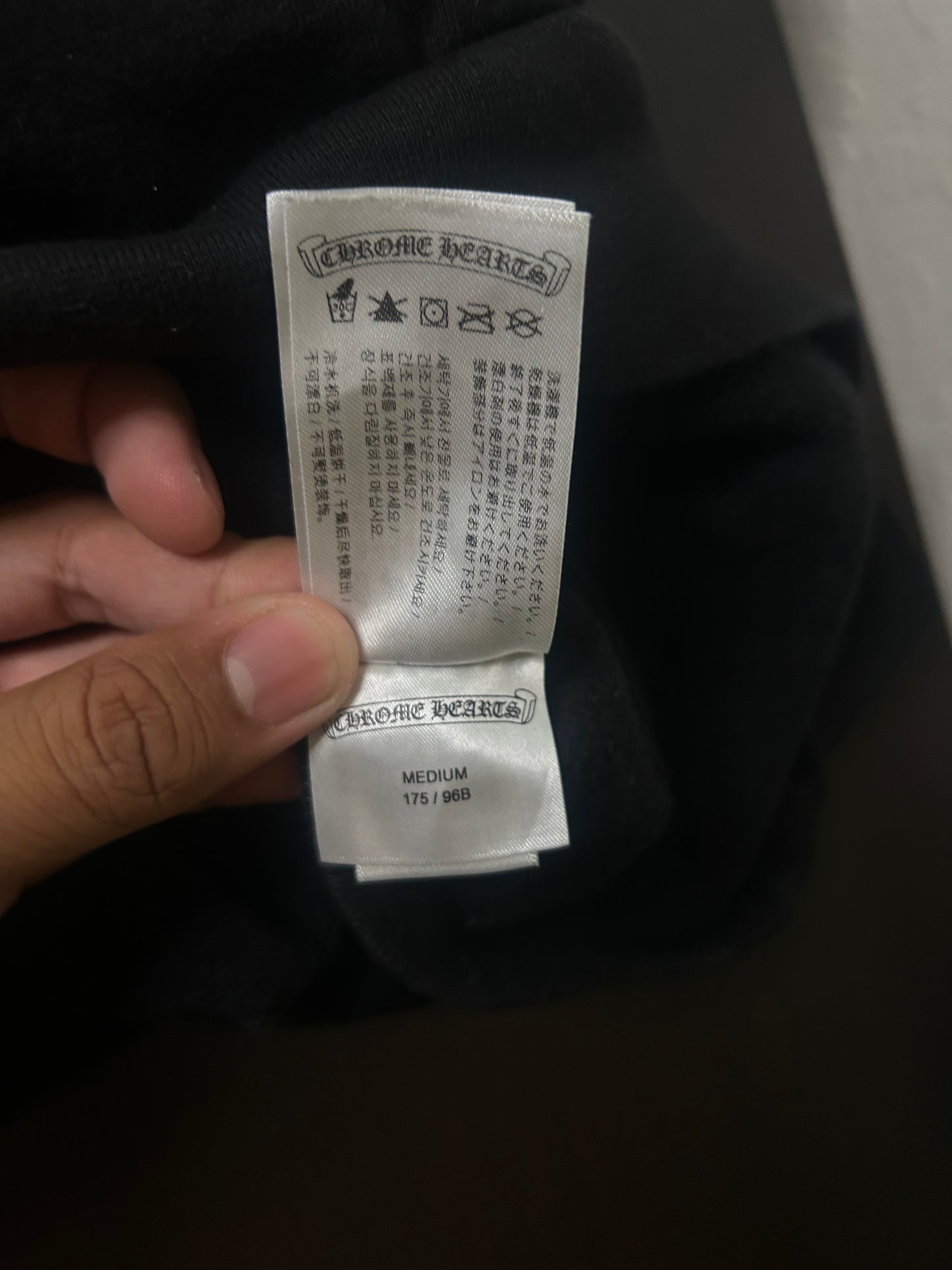 Chrome Hearts Black Floral Hoodie