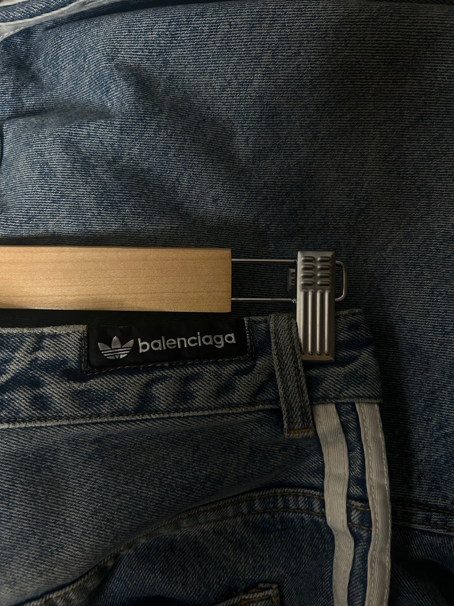 Balenciaga Adidas Three Stripe Jeans