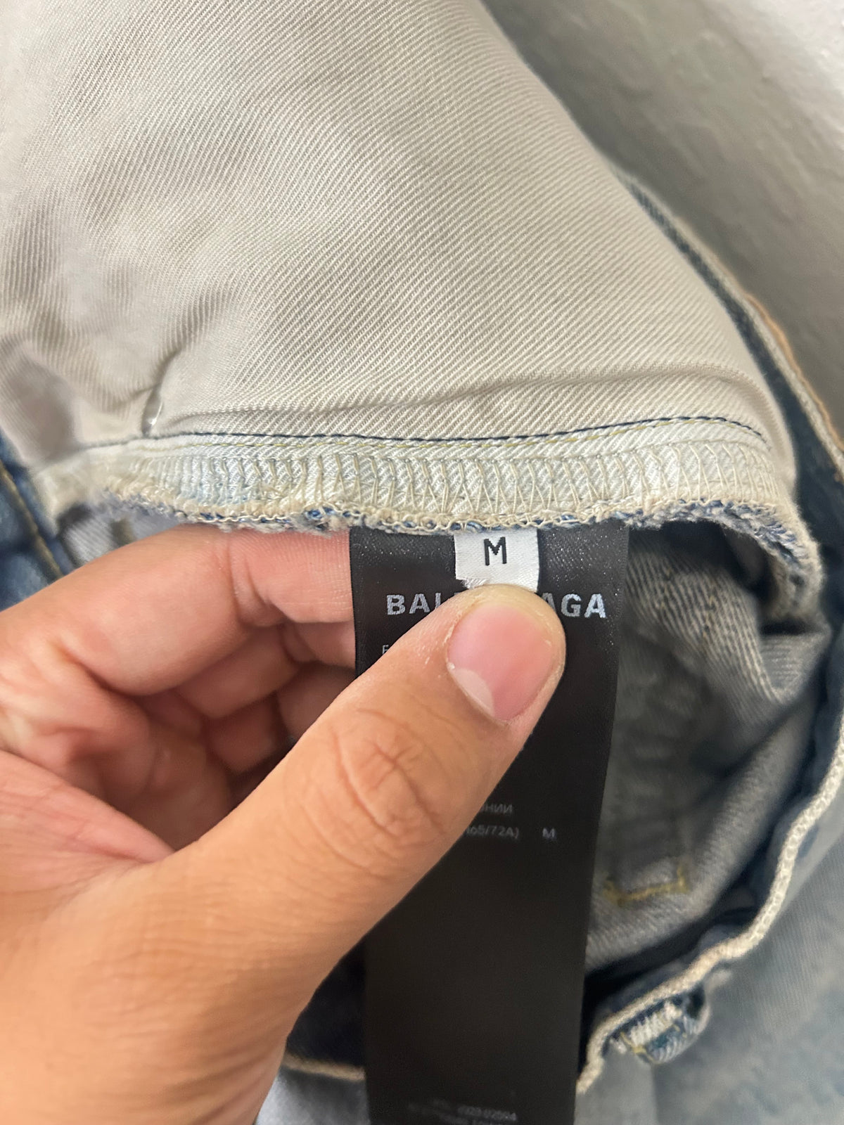 Balenciaga Blue Flared Heelbite Jeans
