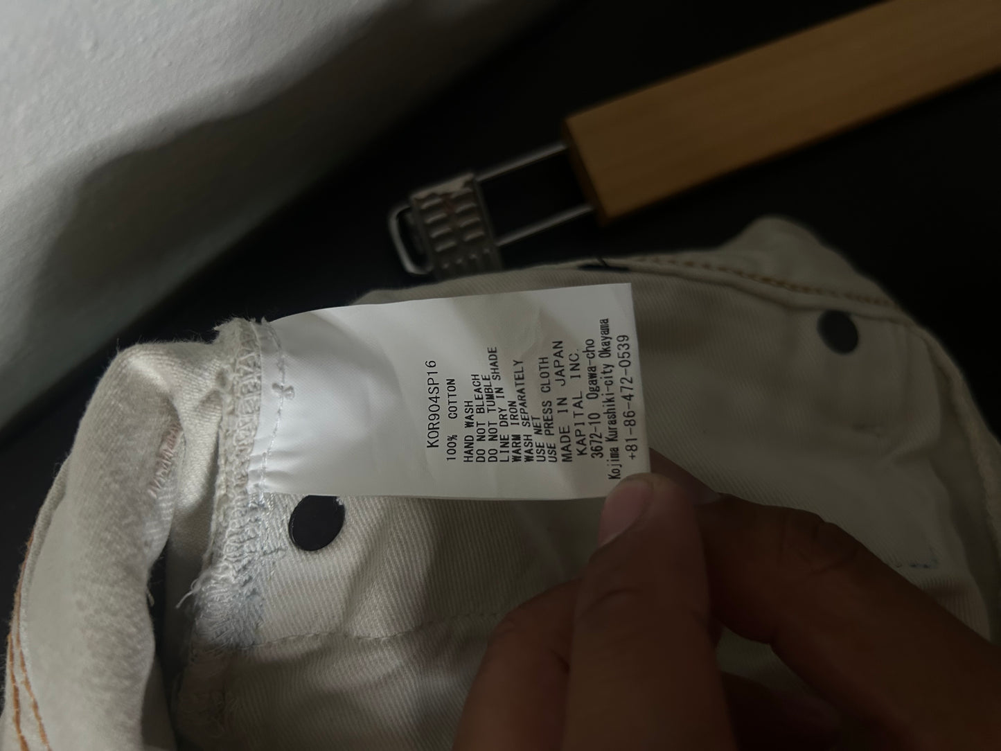 Kapital White Bone Shorts