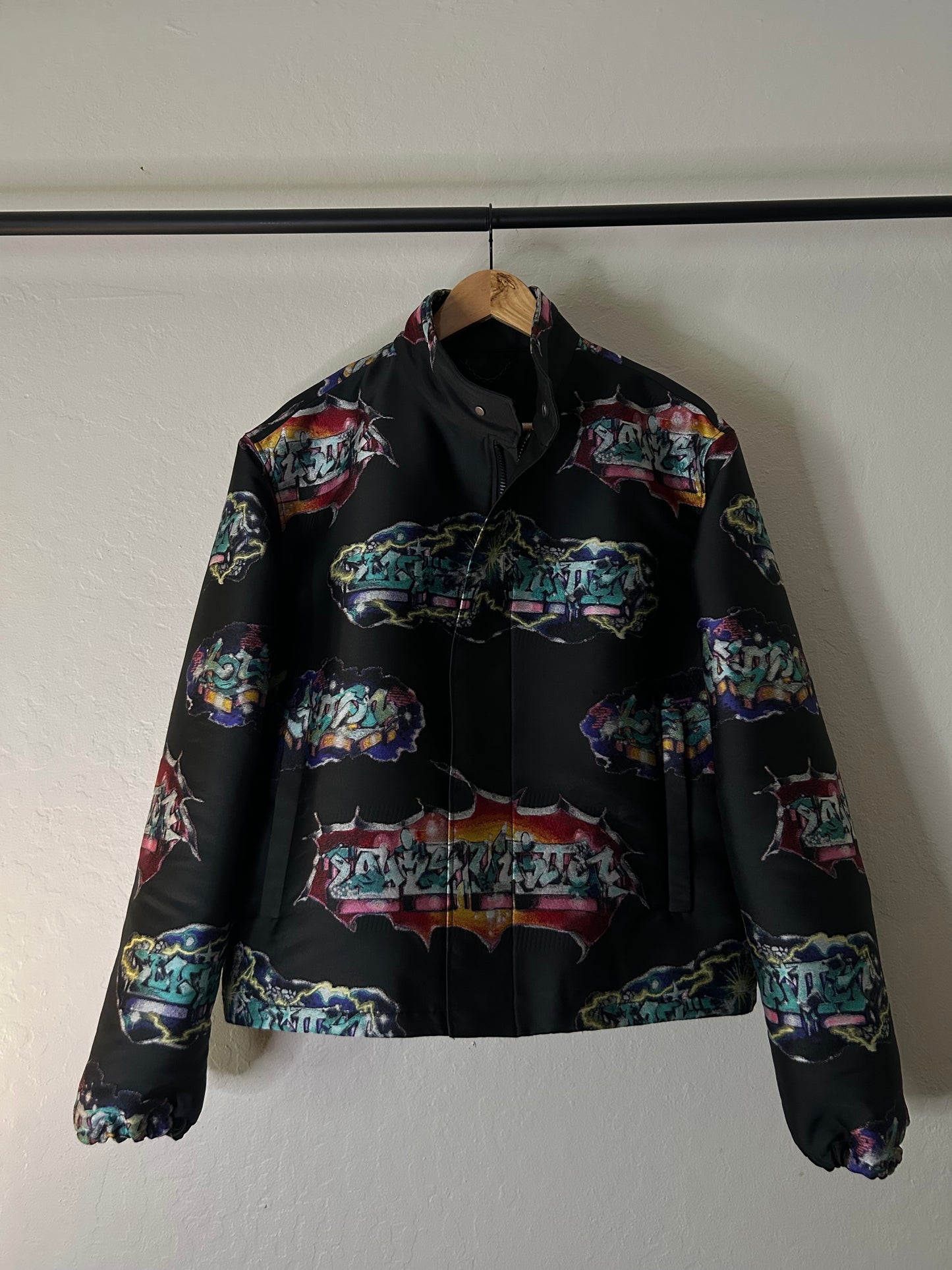 Louis Vuitton Virgil Embroidered Graffiti Jacket