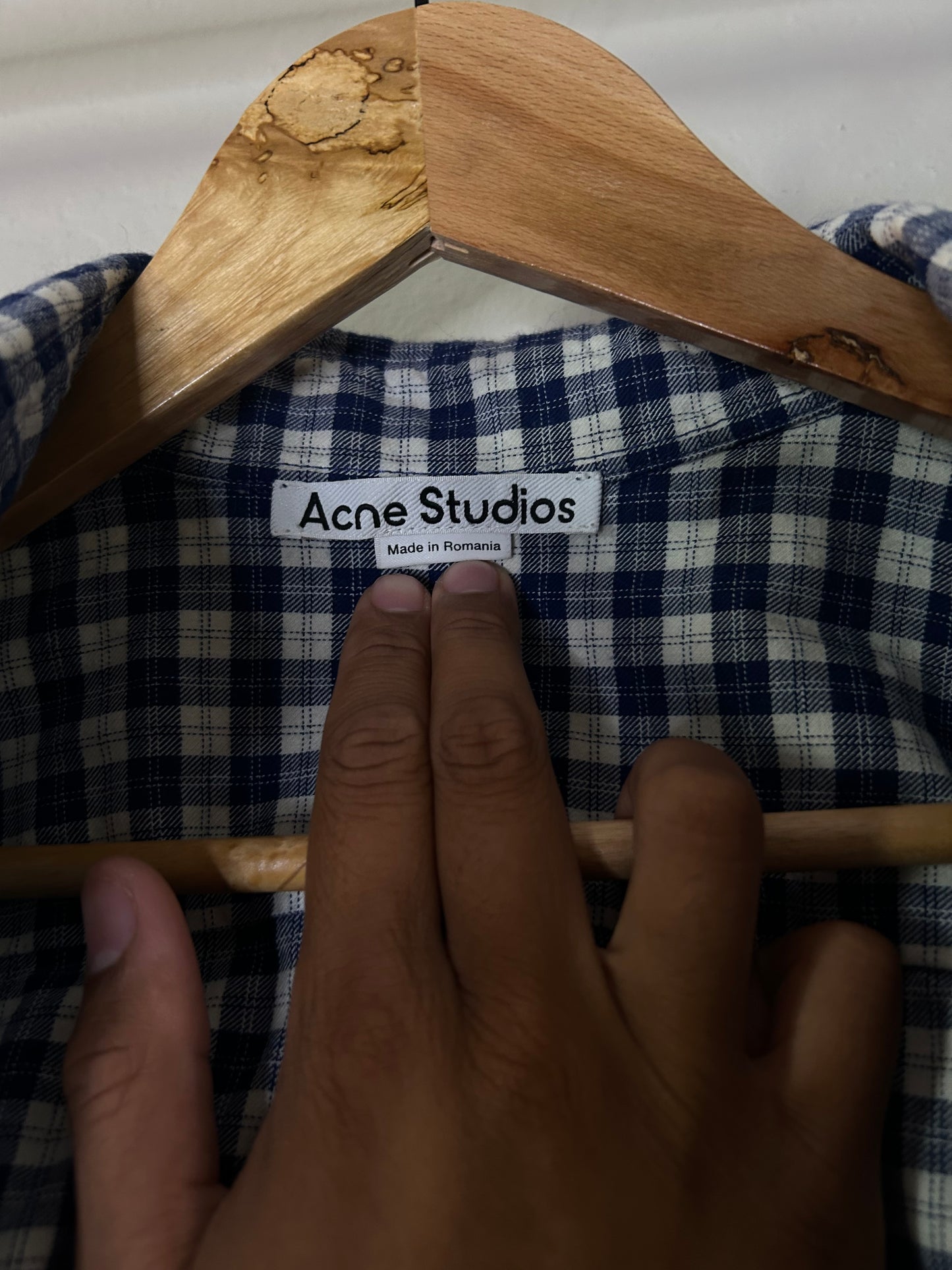 Acne Studios Plaid Button Up