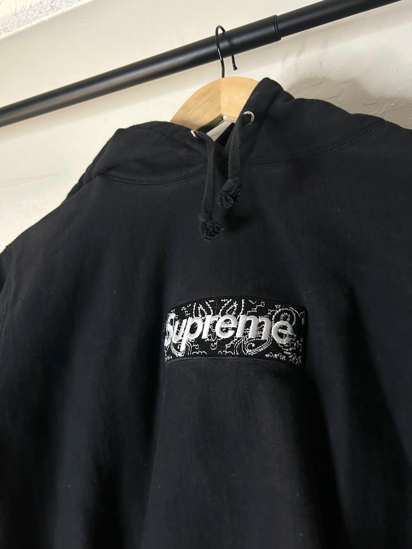 Supreme Black Bandana Box Logo