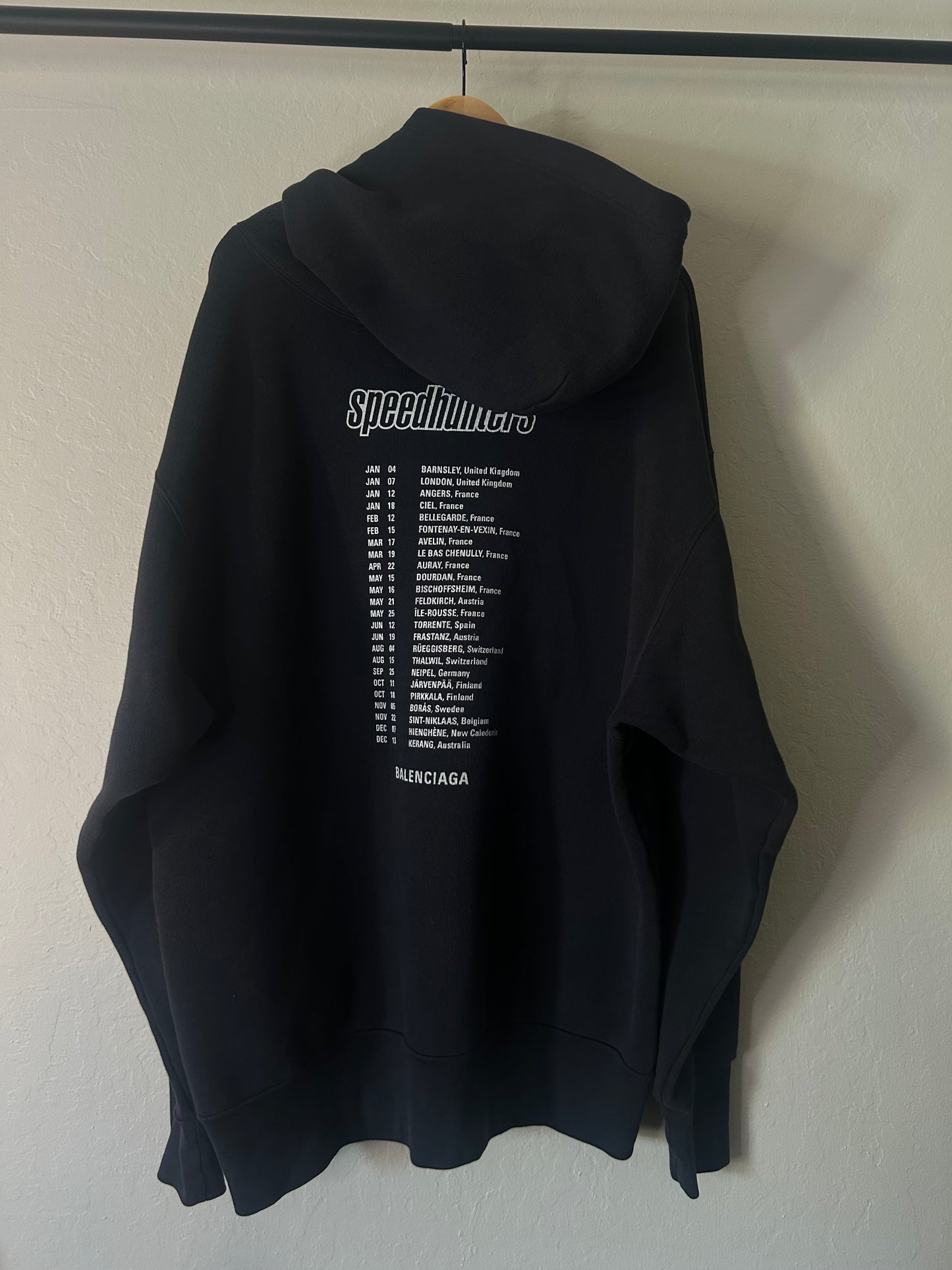 Balenciaga SpeedHunter Figure Print Hoodie
