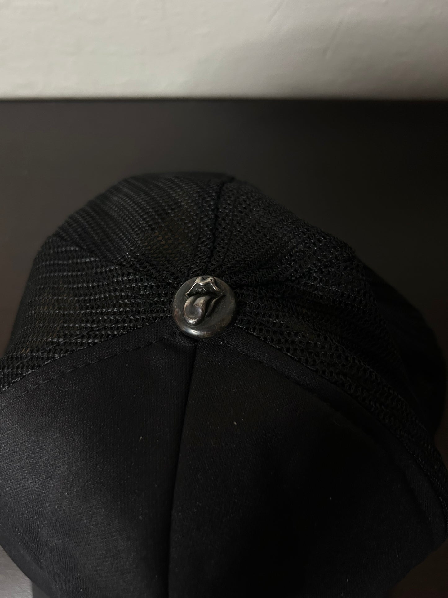 Chrome Hearts Vintage 90s Rolling Stones Leather Patch Hat