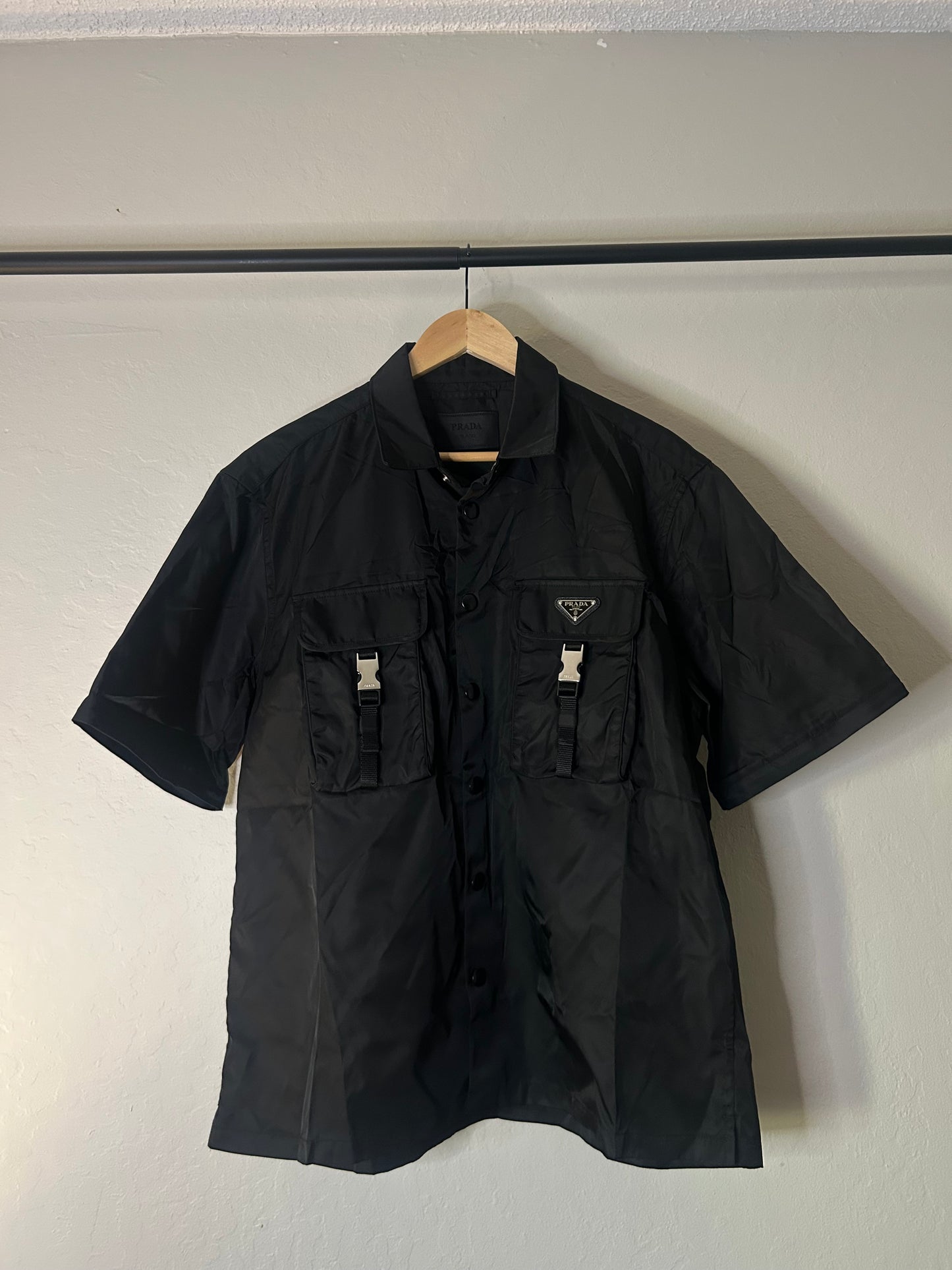 Prada Nylon Convertible Cargo Shirt