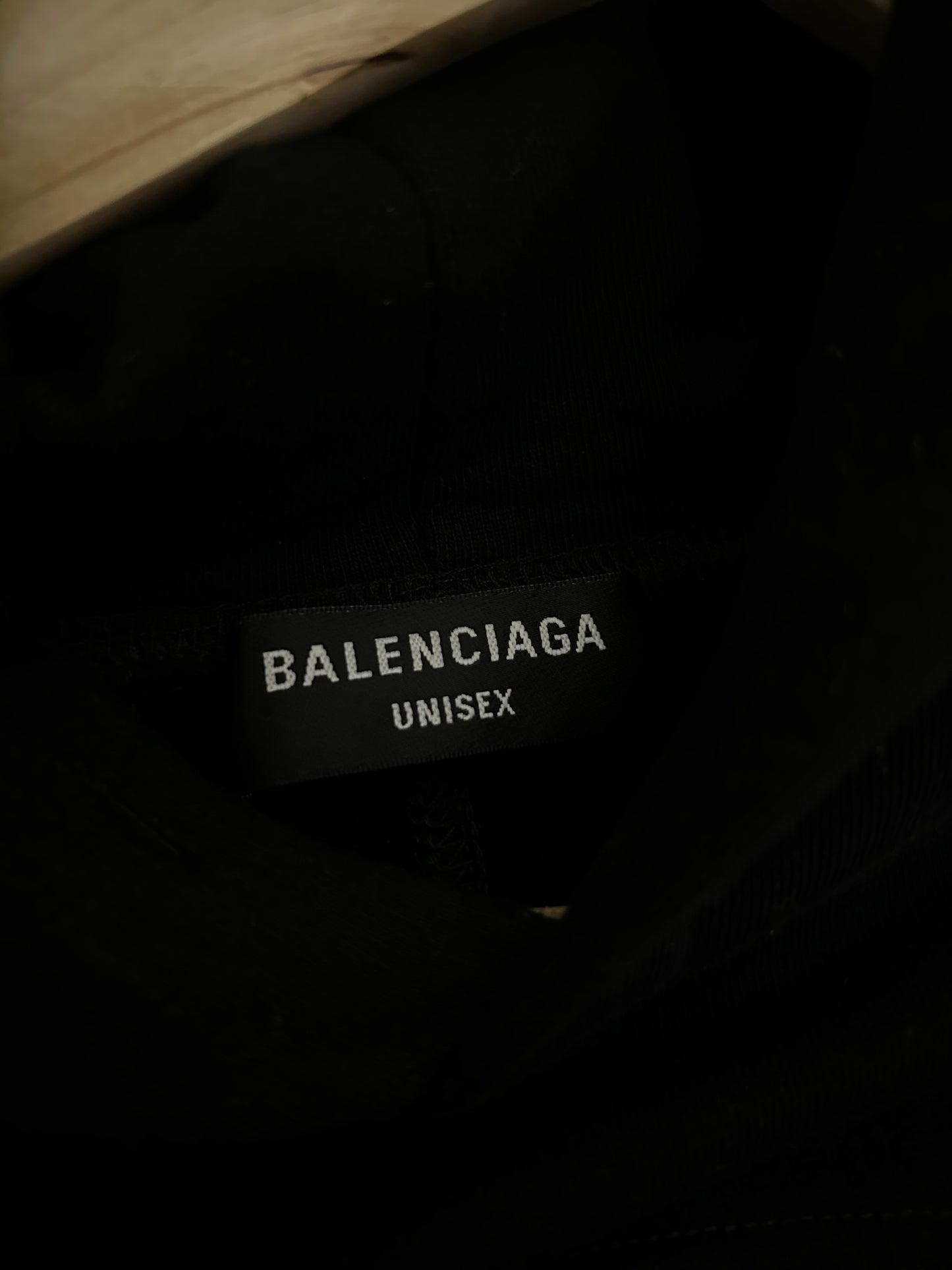 Balenciaga Black Sporty B Hoodie