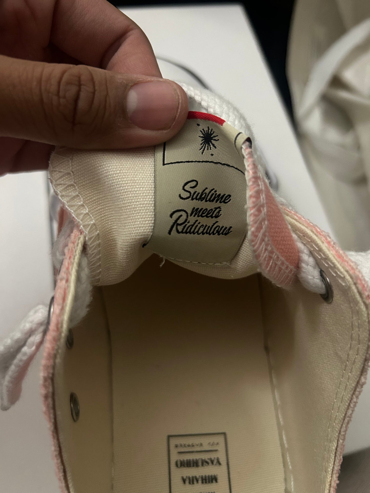 Maison Mihara Pink Low Top Sneaker