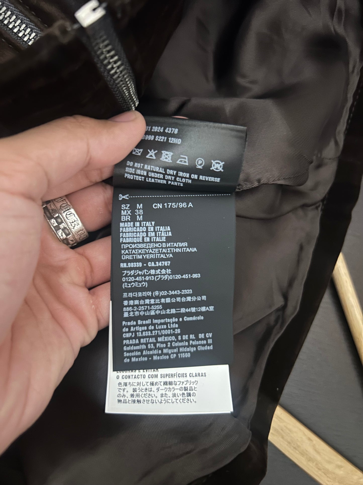 Prada Velvet Work Jacket