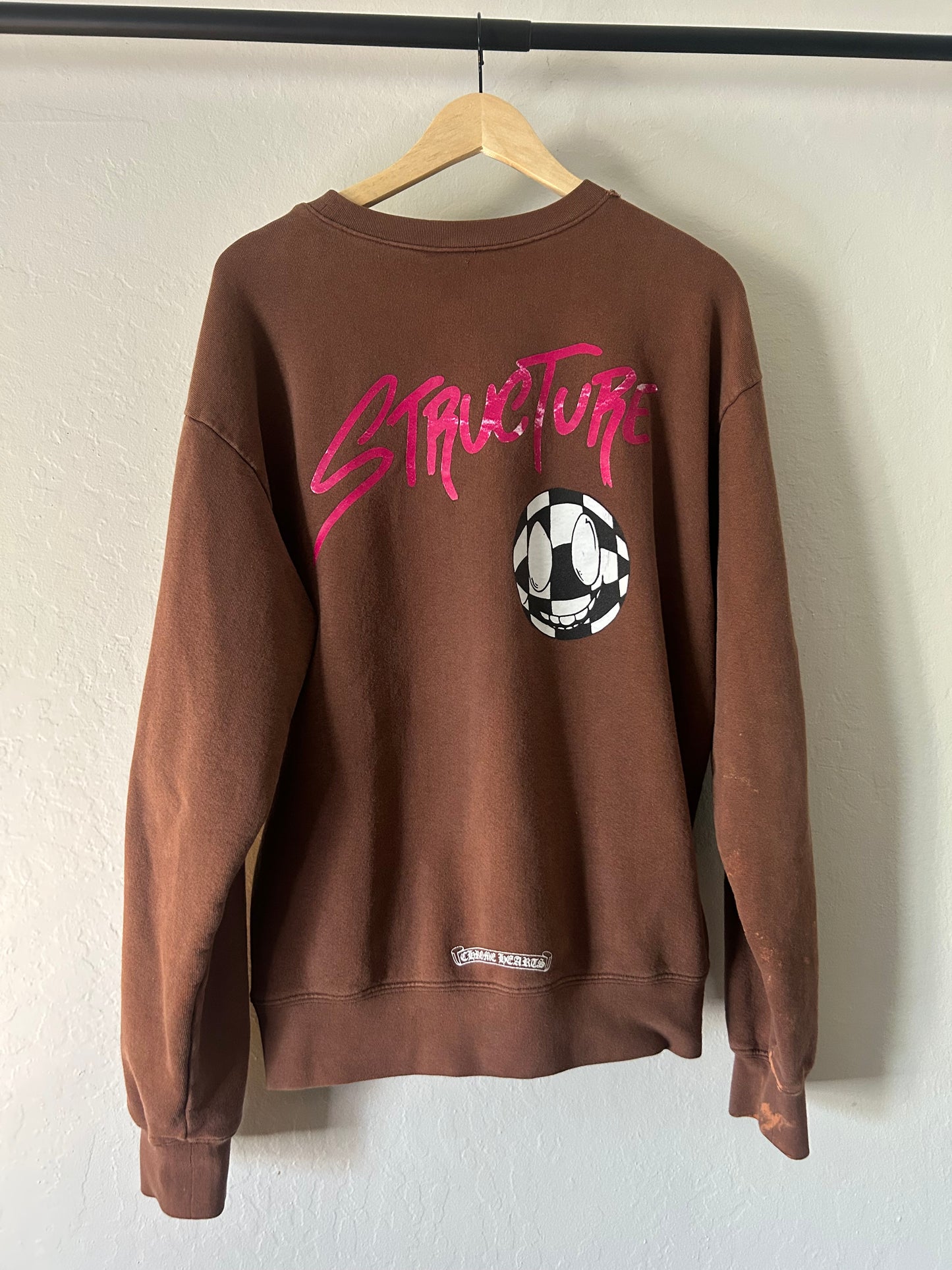 Chrome Hearts Matty Boy Brown Structure Crewneck
