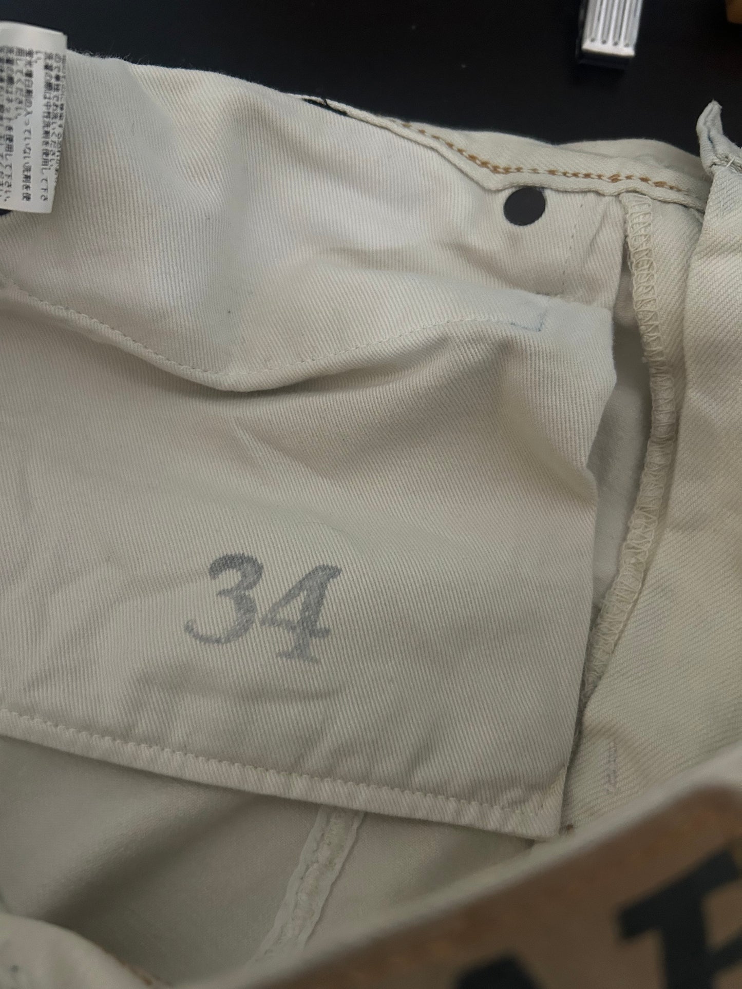 Kapital White Bone Shorts