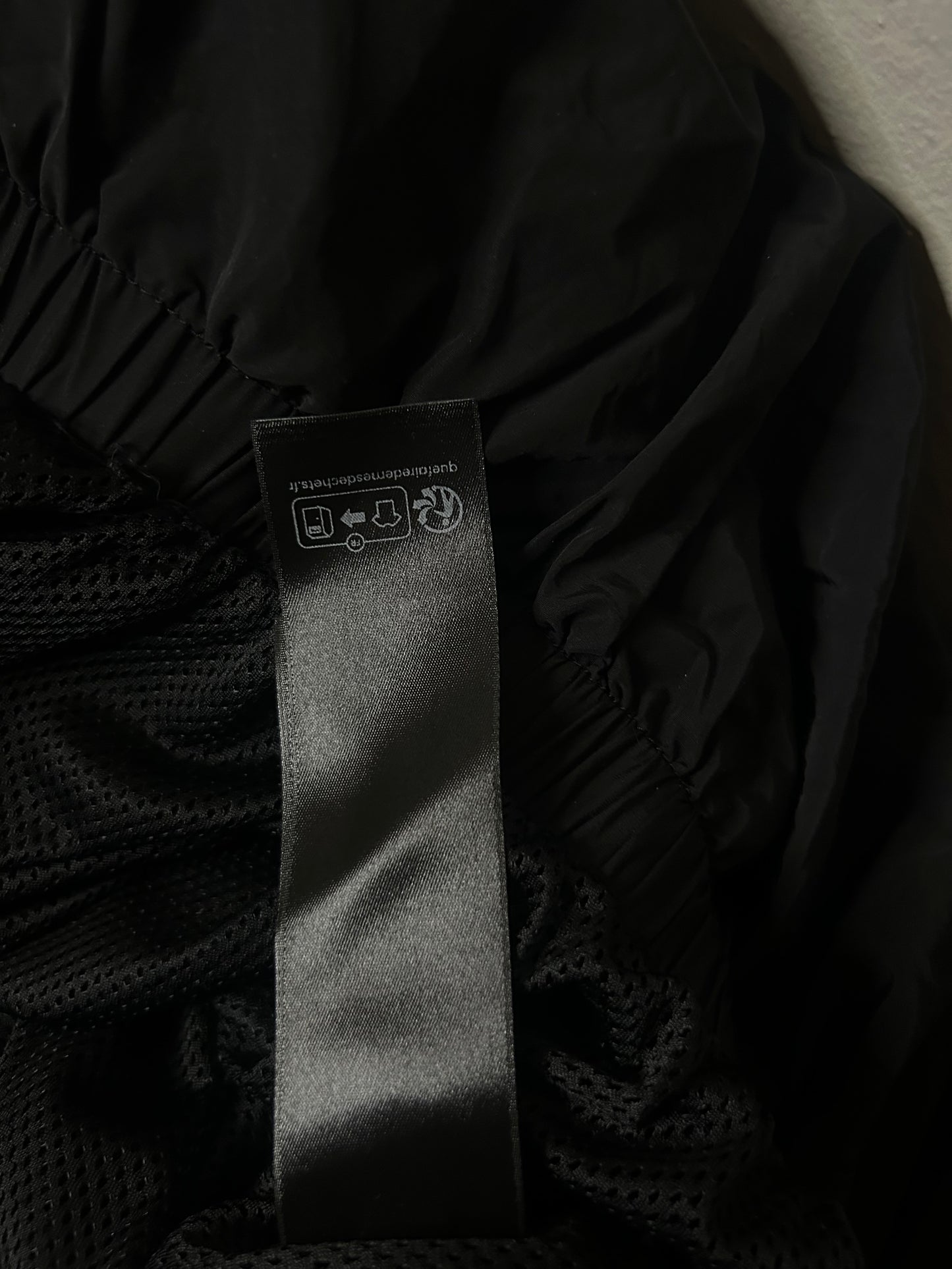 Balenciaga 3B Black Windbreaker