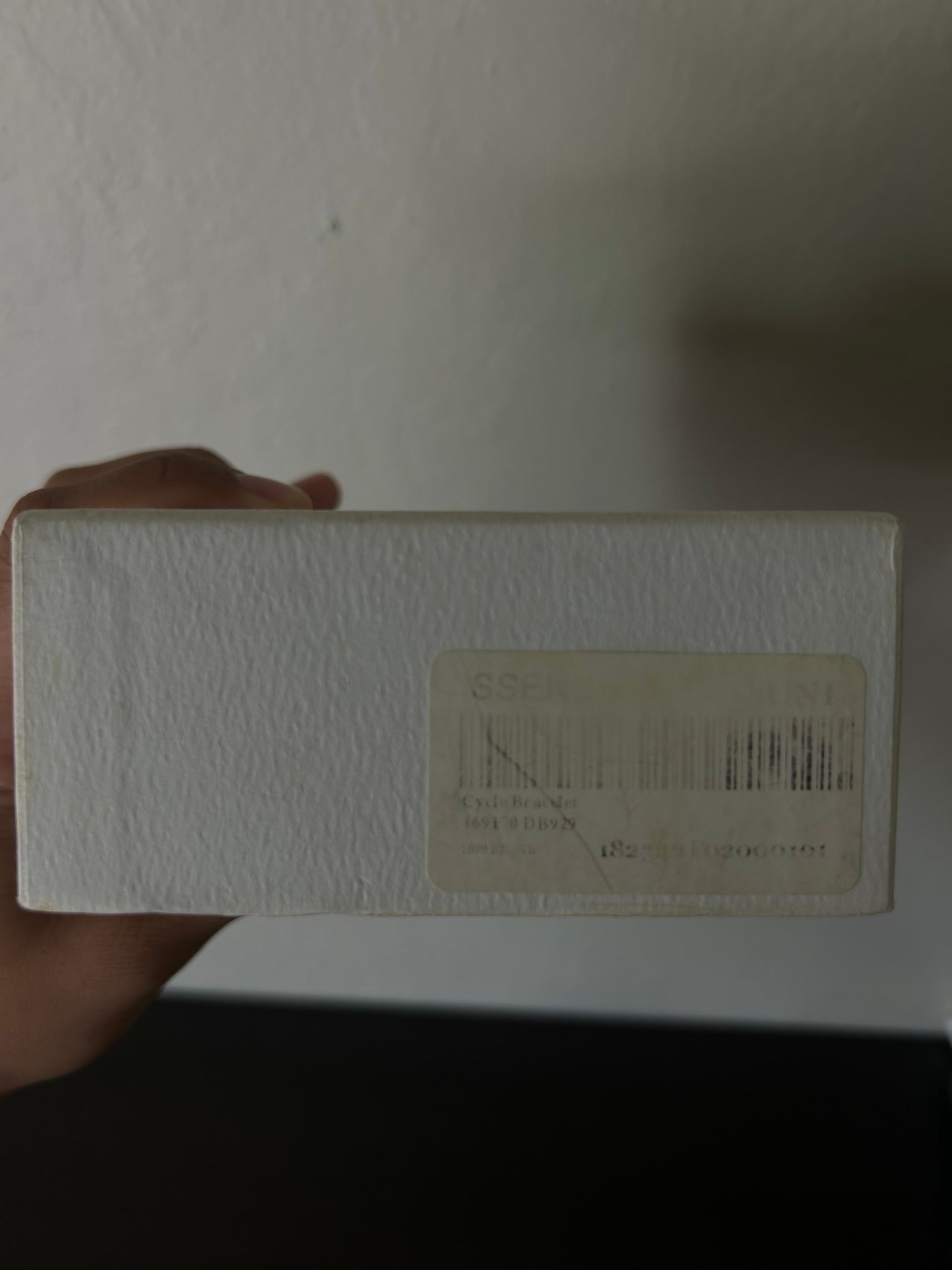 Balenciaga Black Leather Slap Bracelet