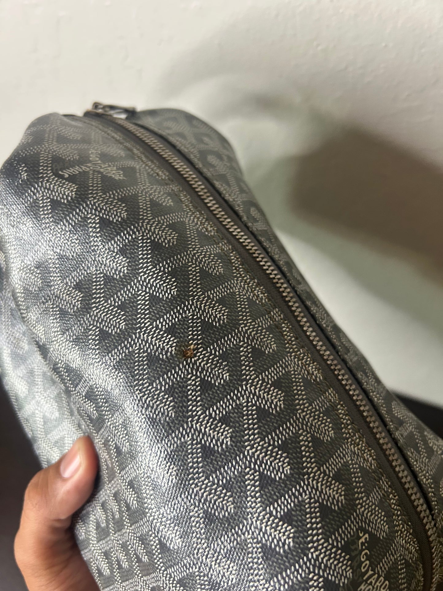 Goyard Grey Toiletry Bag
