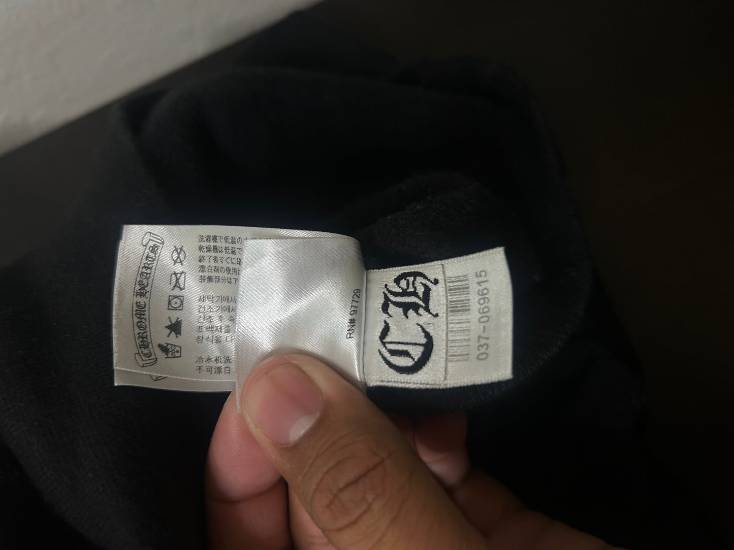 Chrome Hearts Black Floral Hoodie