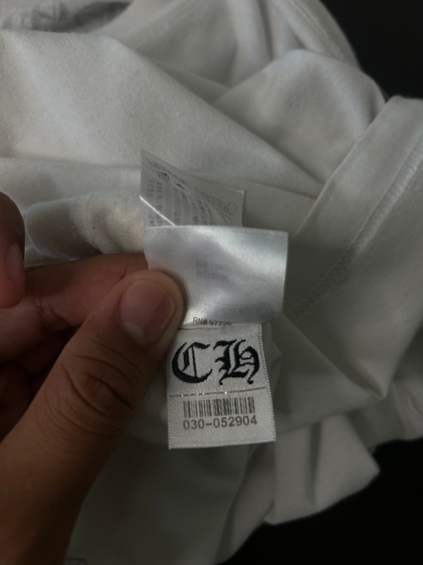 Chrome Hearts Boost White Longsleeve