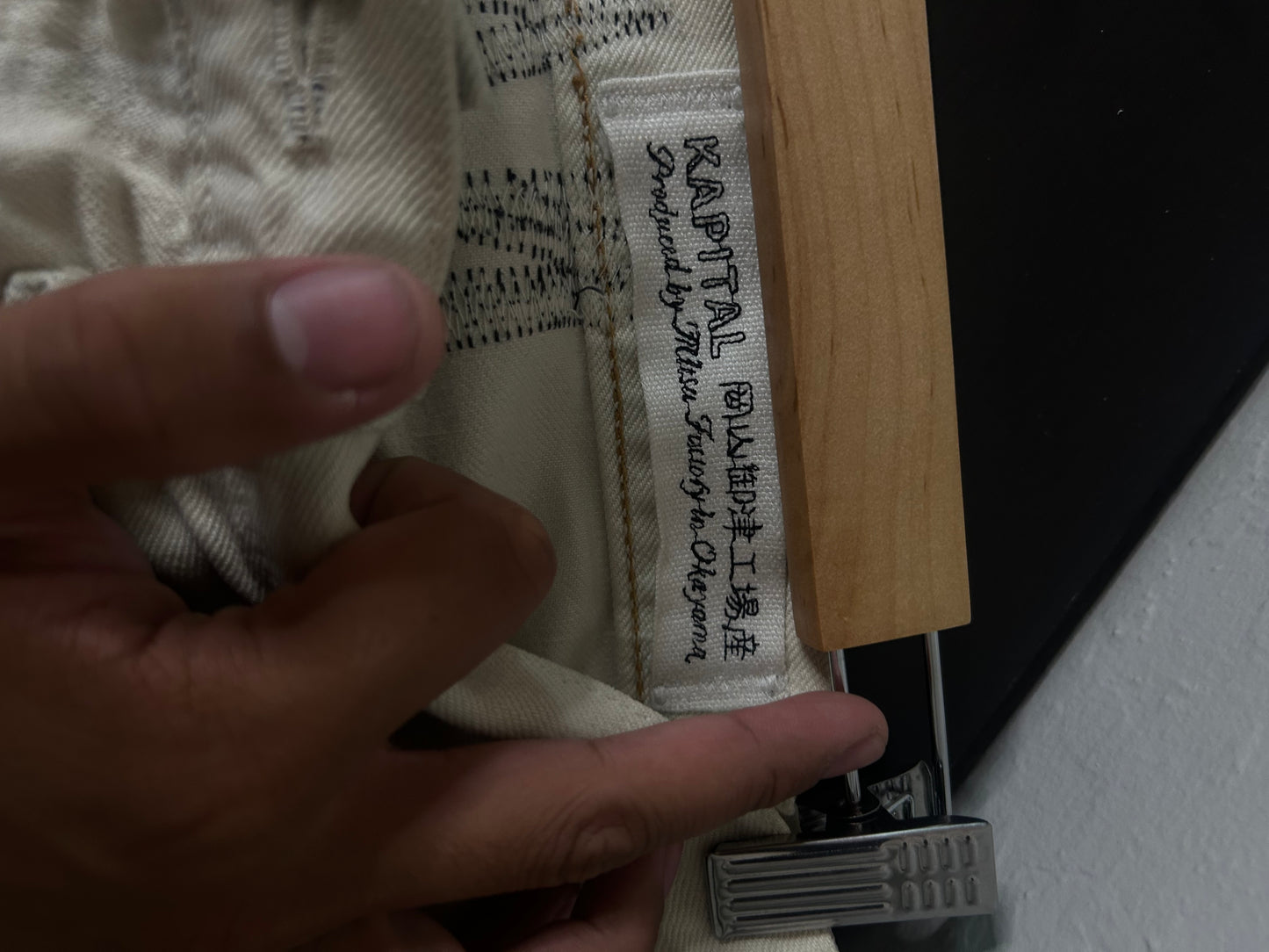 Kapital White Bone Shorts