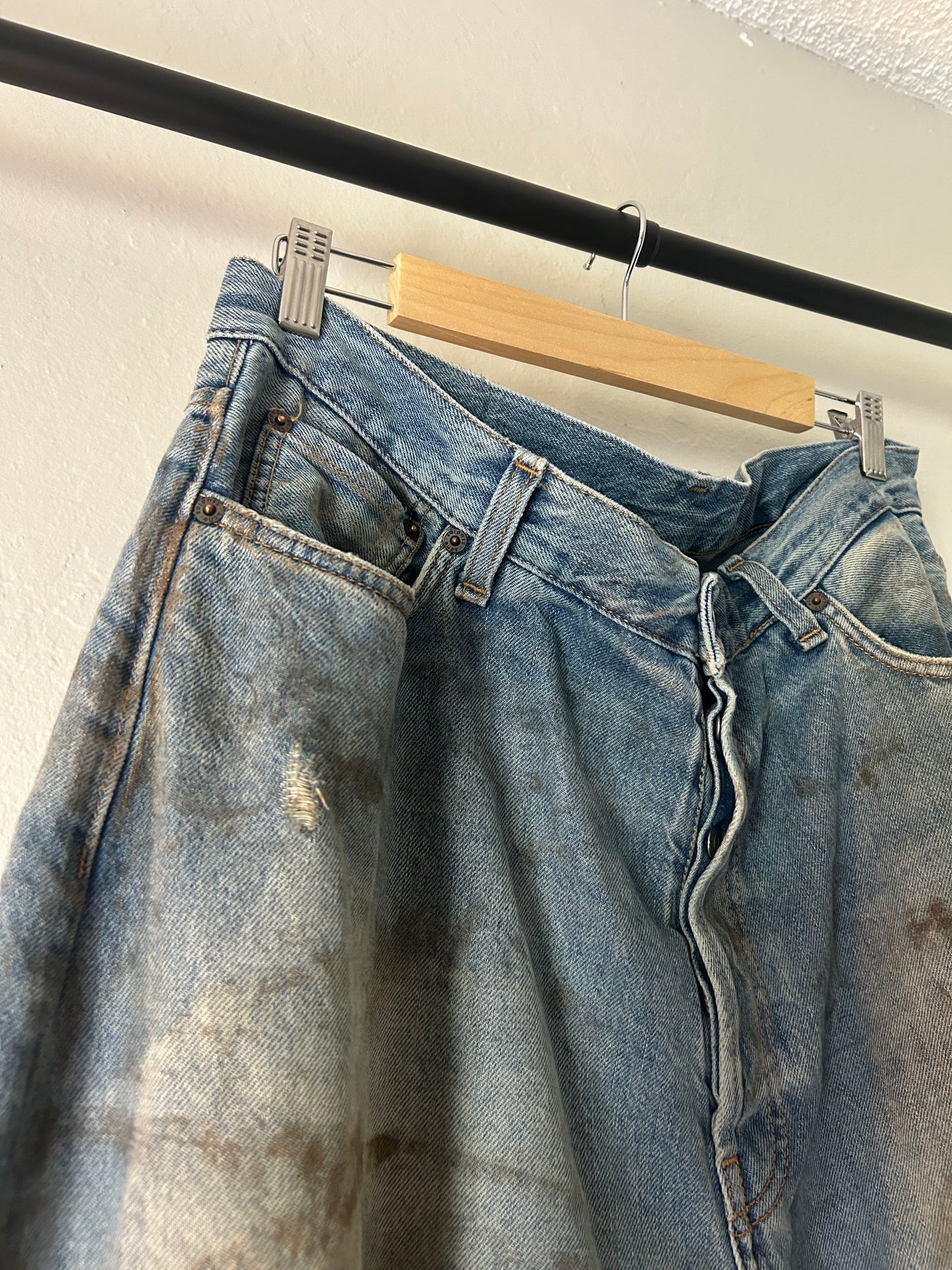 Acne Studios 2021M Super Baggy Mud Wash Jeans