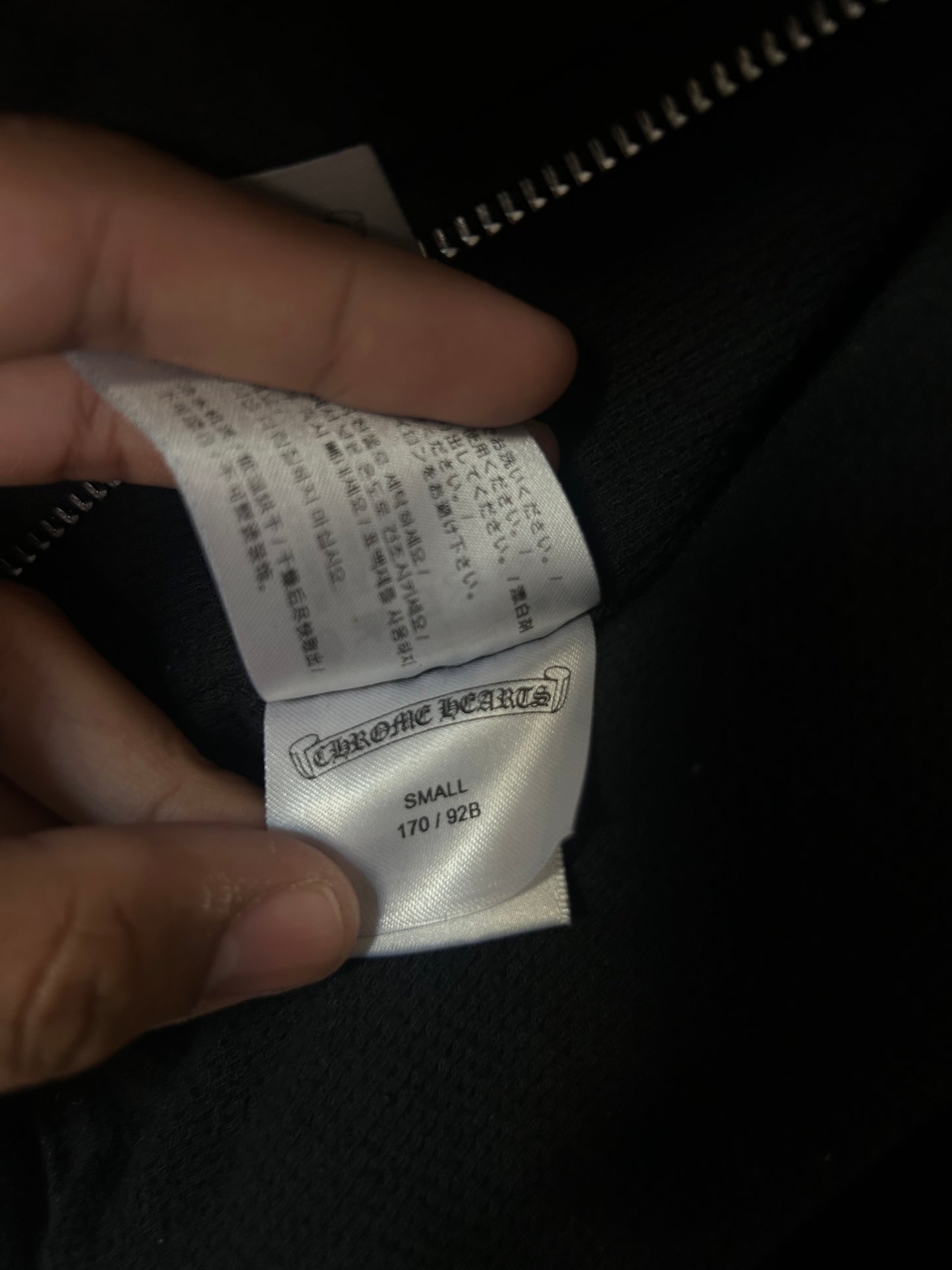 Chrome Hearts T Bar Zip Up Hoodie