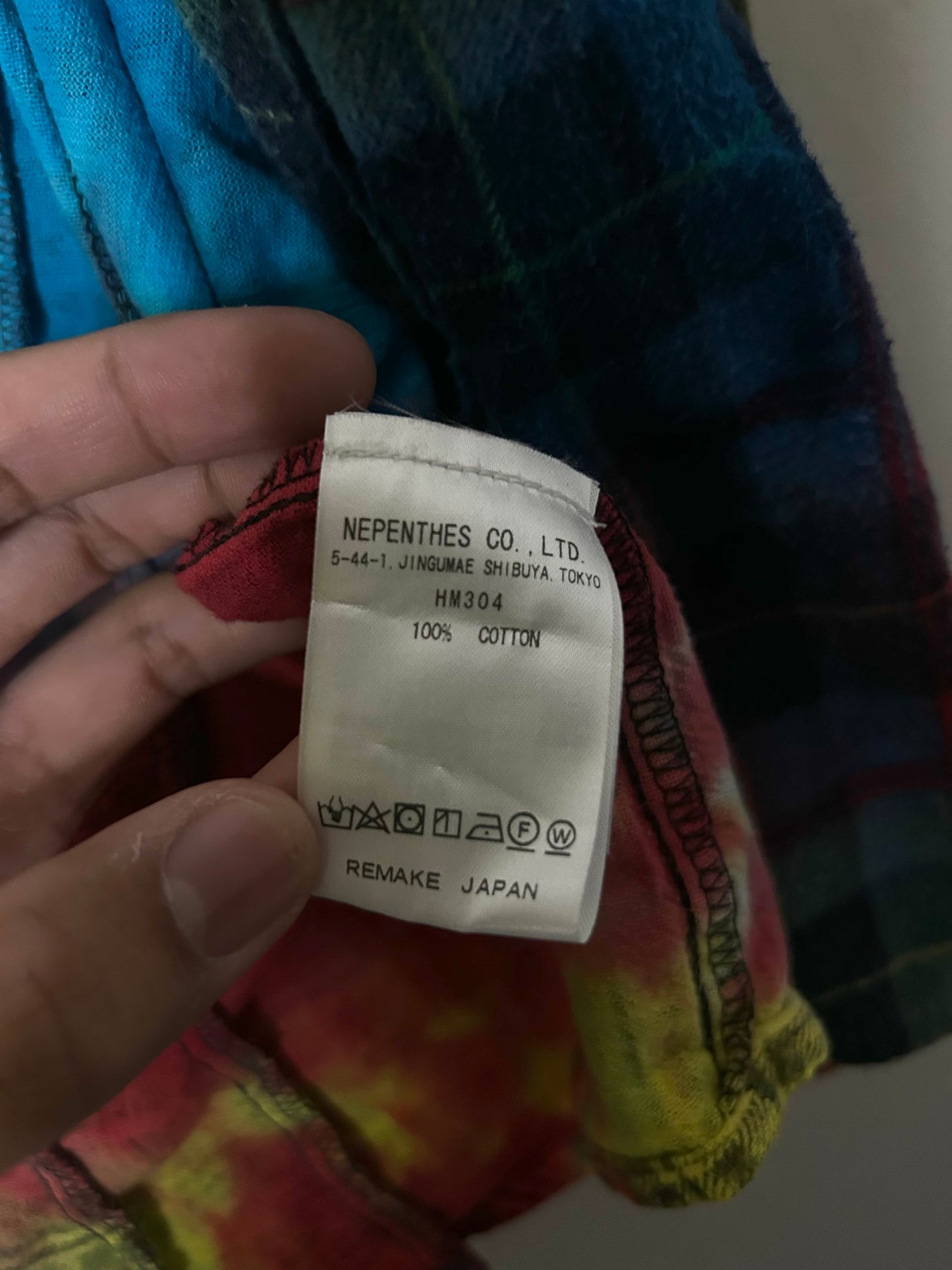 Needles Rebuid Tie Dye Flannel