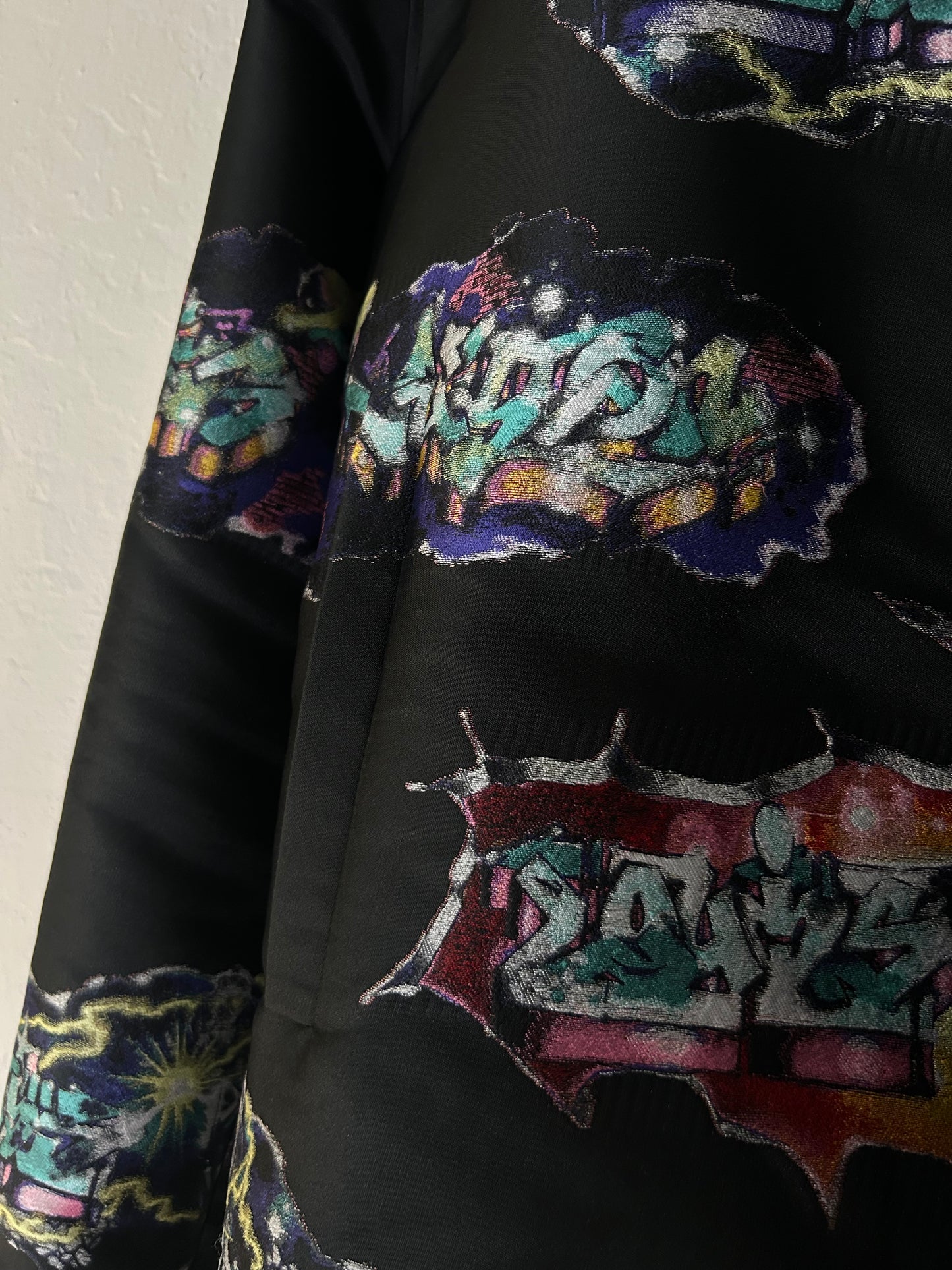 Louis Vuitton Virgil Embroidered Graffiti Jacket