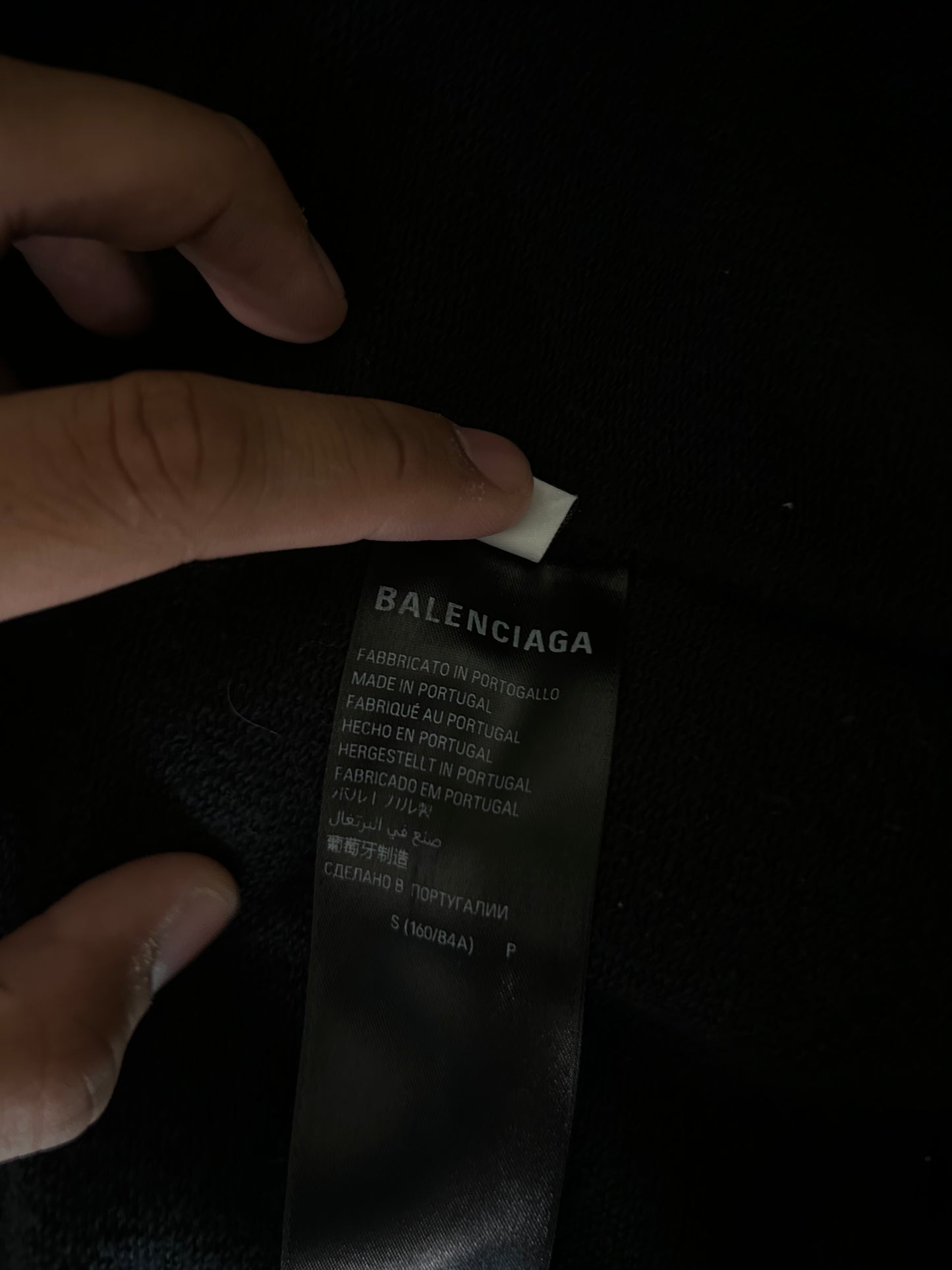 Balenciaga Sticky Note Zip Up