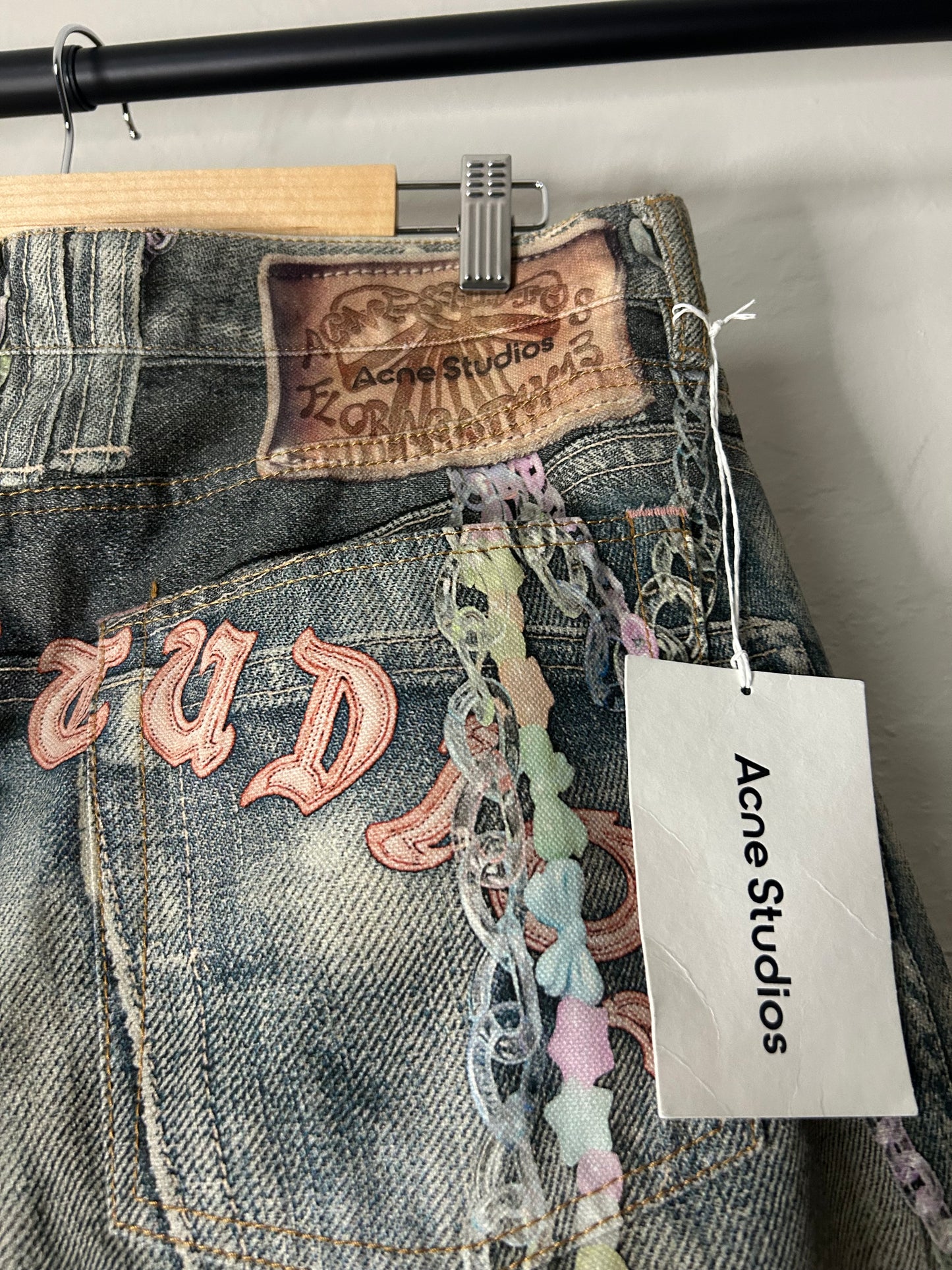 Acne Studios 1981M Baggy Chain Denim