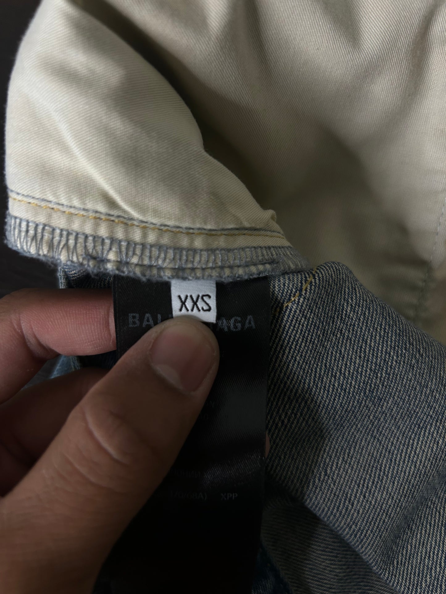 Balenciaga Baggy Drawstring Jeans