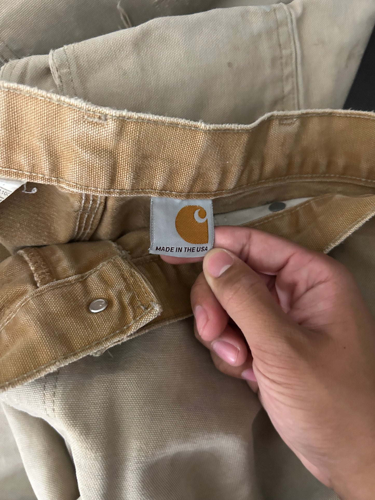 Vintage Tan Carhartt Double Knees
