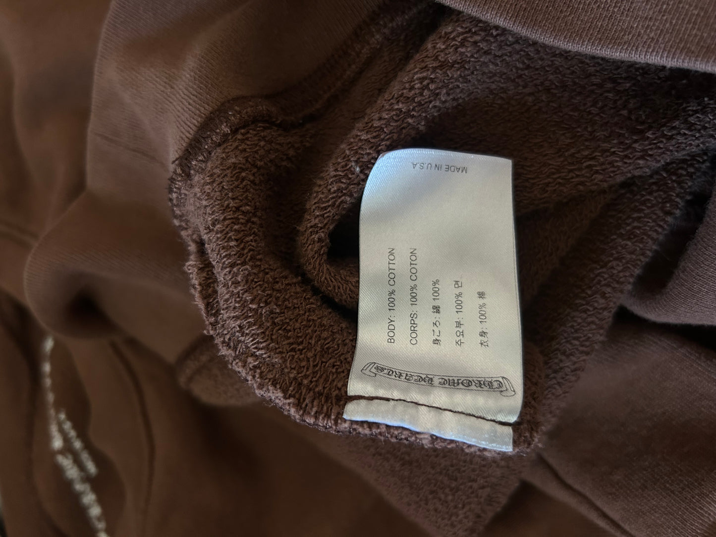 Chrome Hearts Matty Boy Brown Structure Crewneck