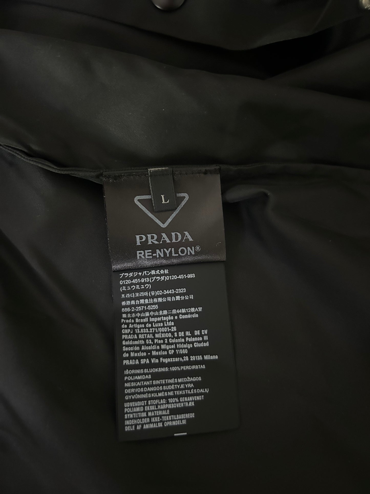 Prada Nylon Convertible Cargo Shirt