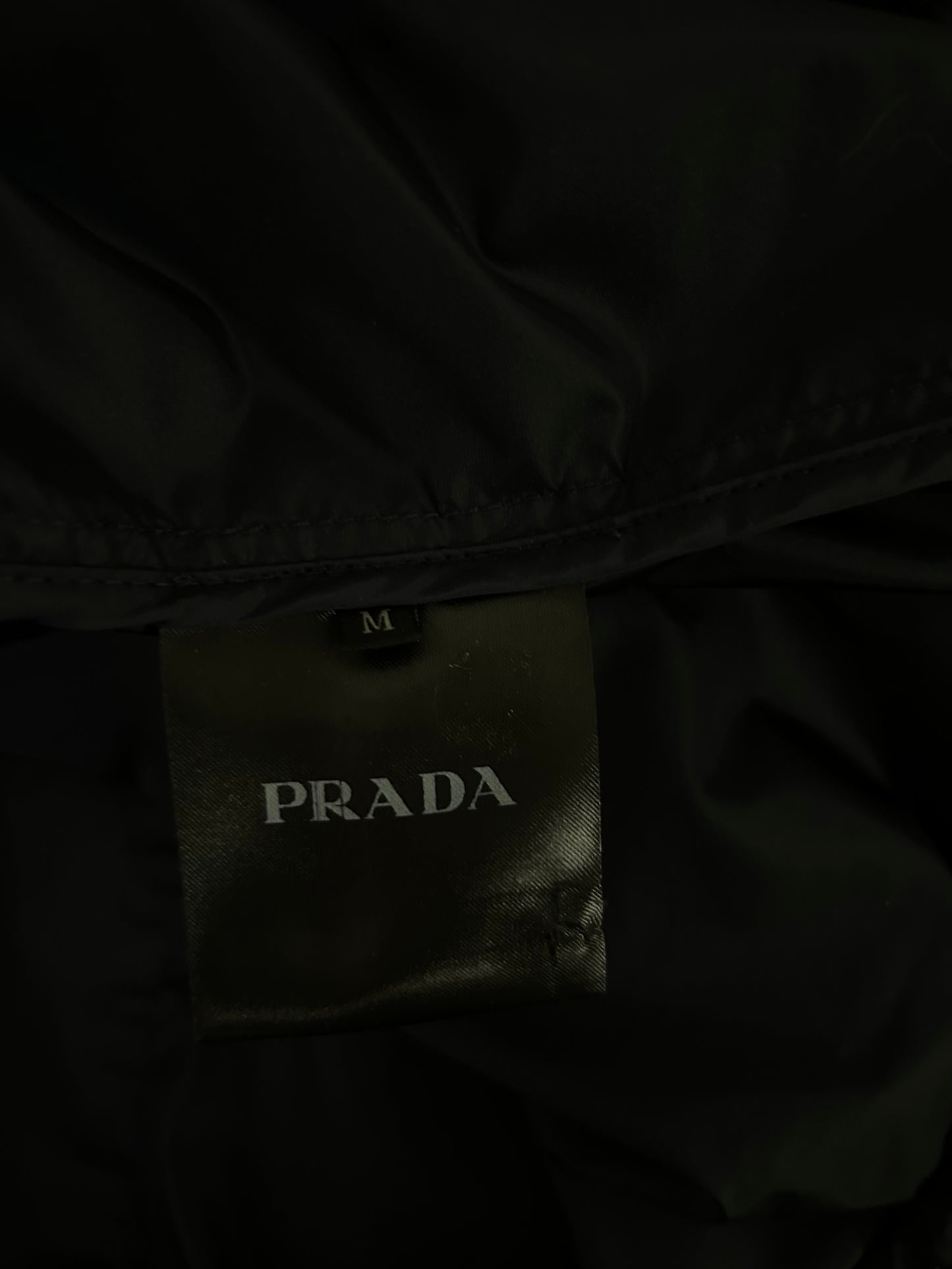 Prada Navy Blue Two Tone Windbreaker