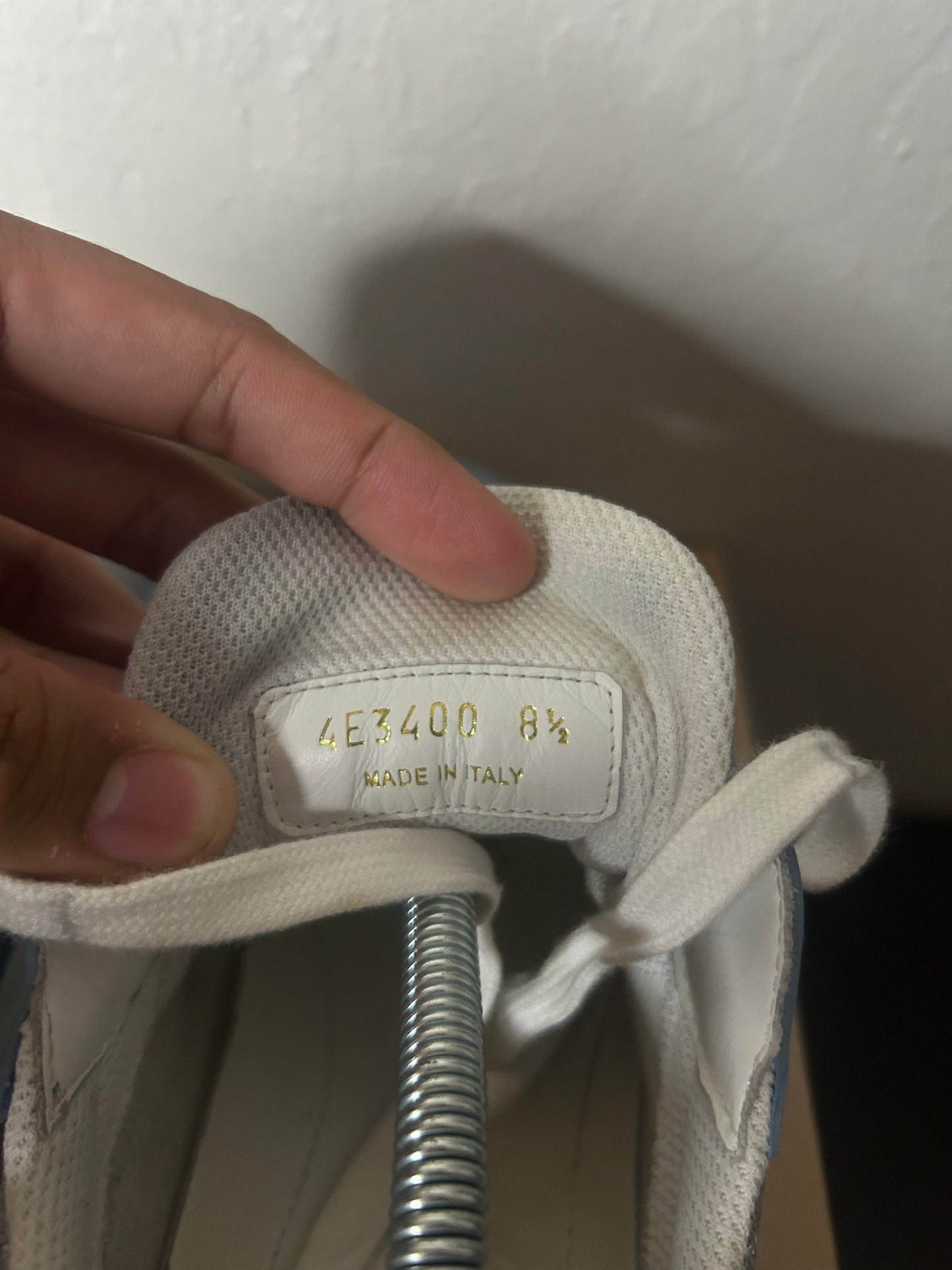 Prada American Cups Patent Baby Blue
