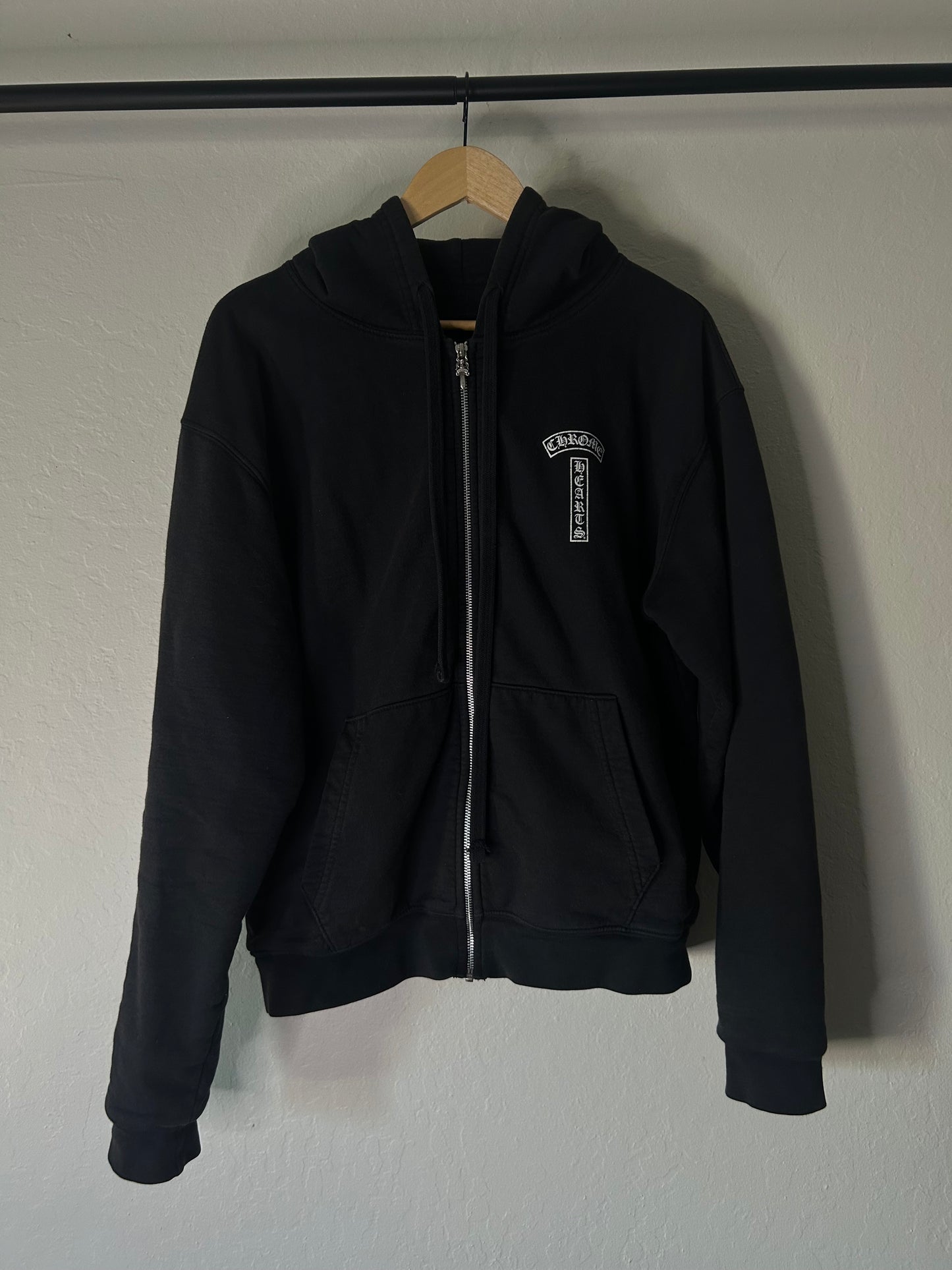 Chrome Hearts T Bar Zip Up Hoodie