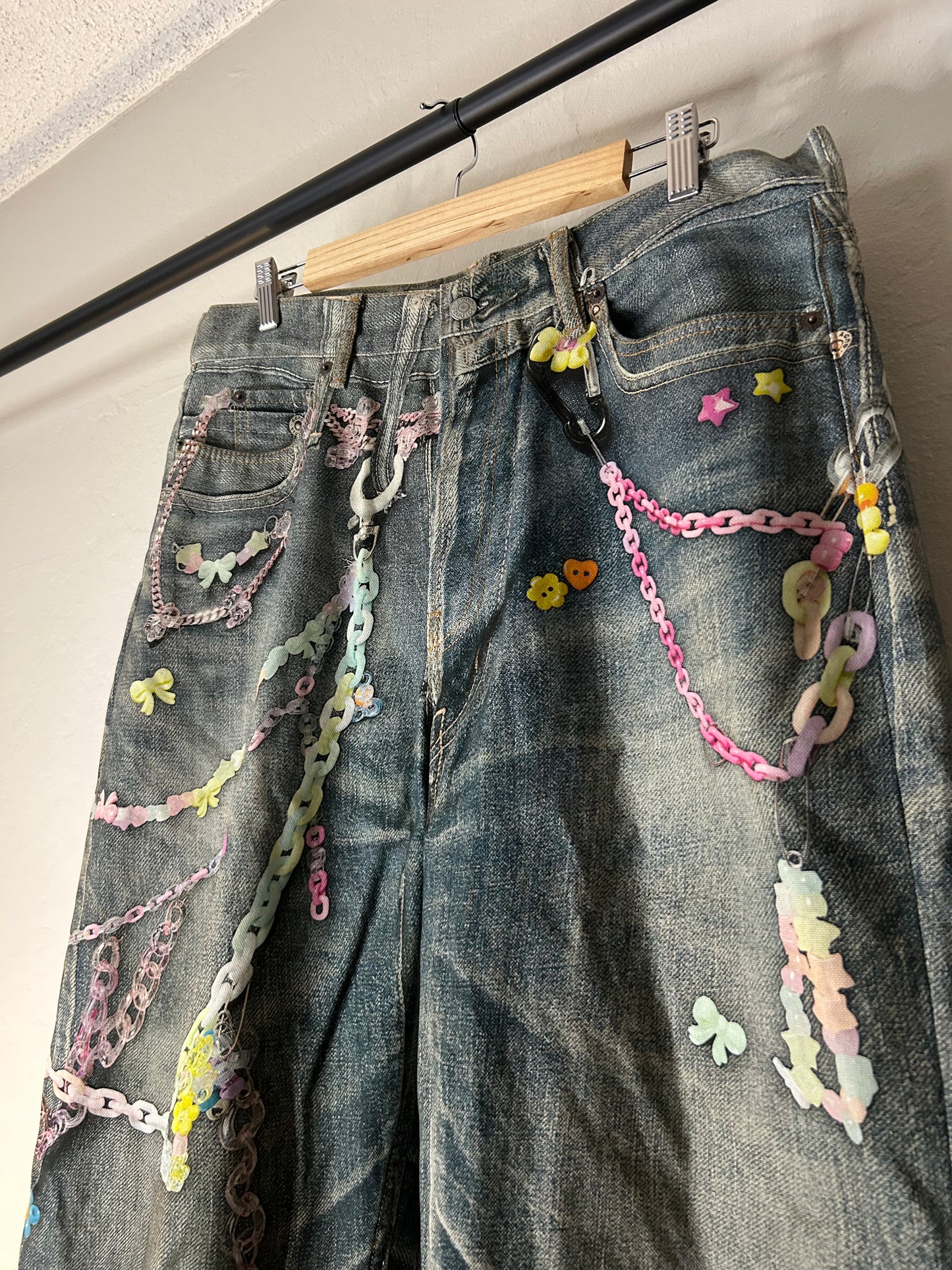 Acne Studios 1981M Baggy Chain Denim