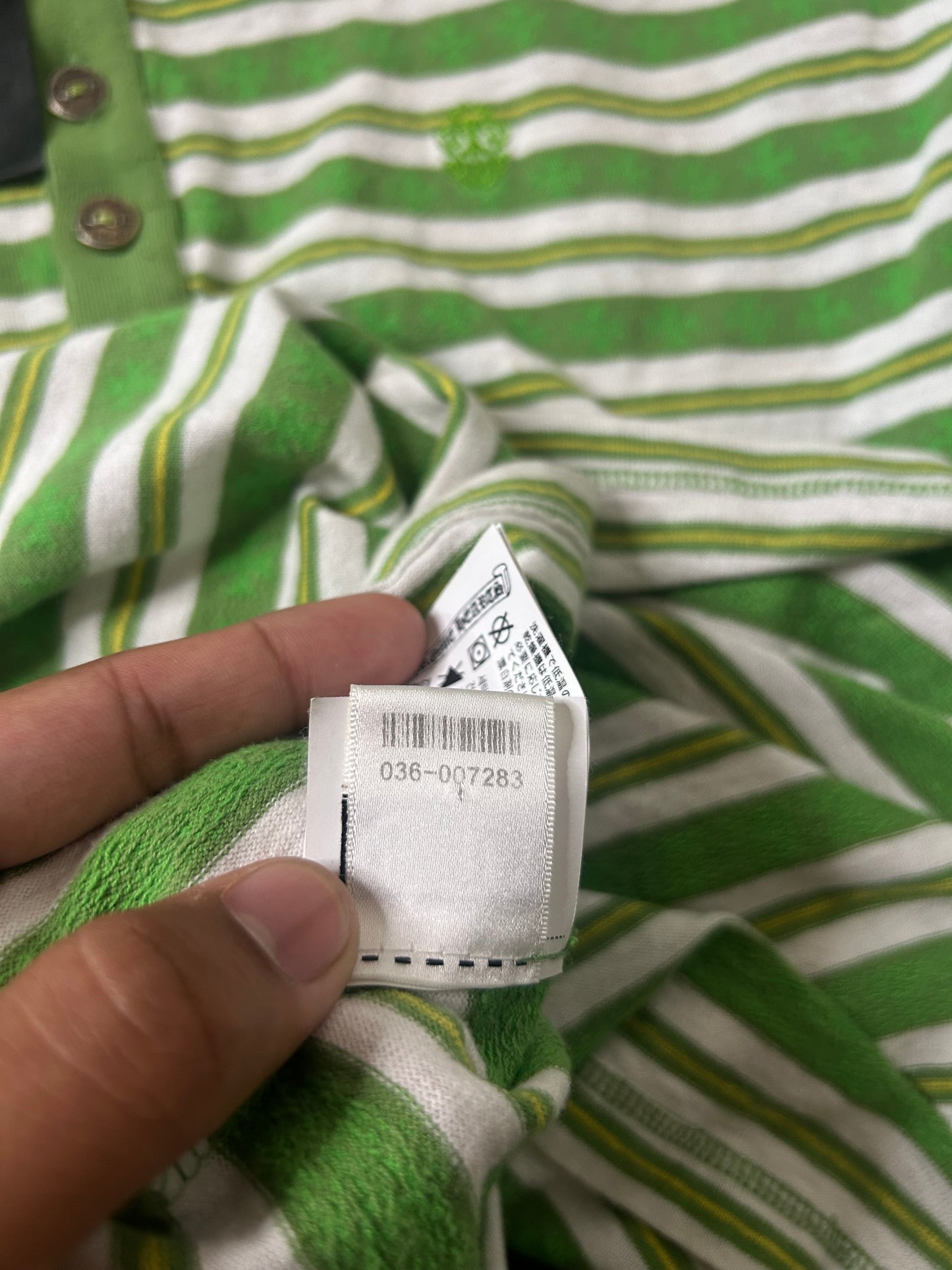 Chrome Hearts Green Rugby Polo