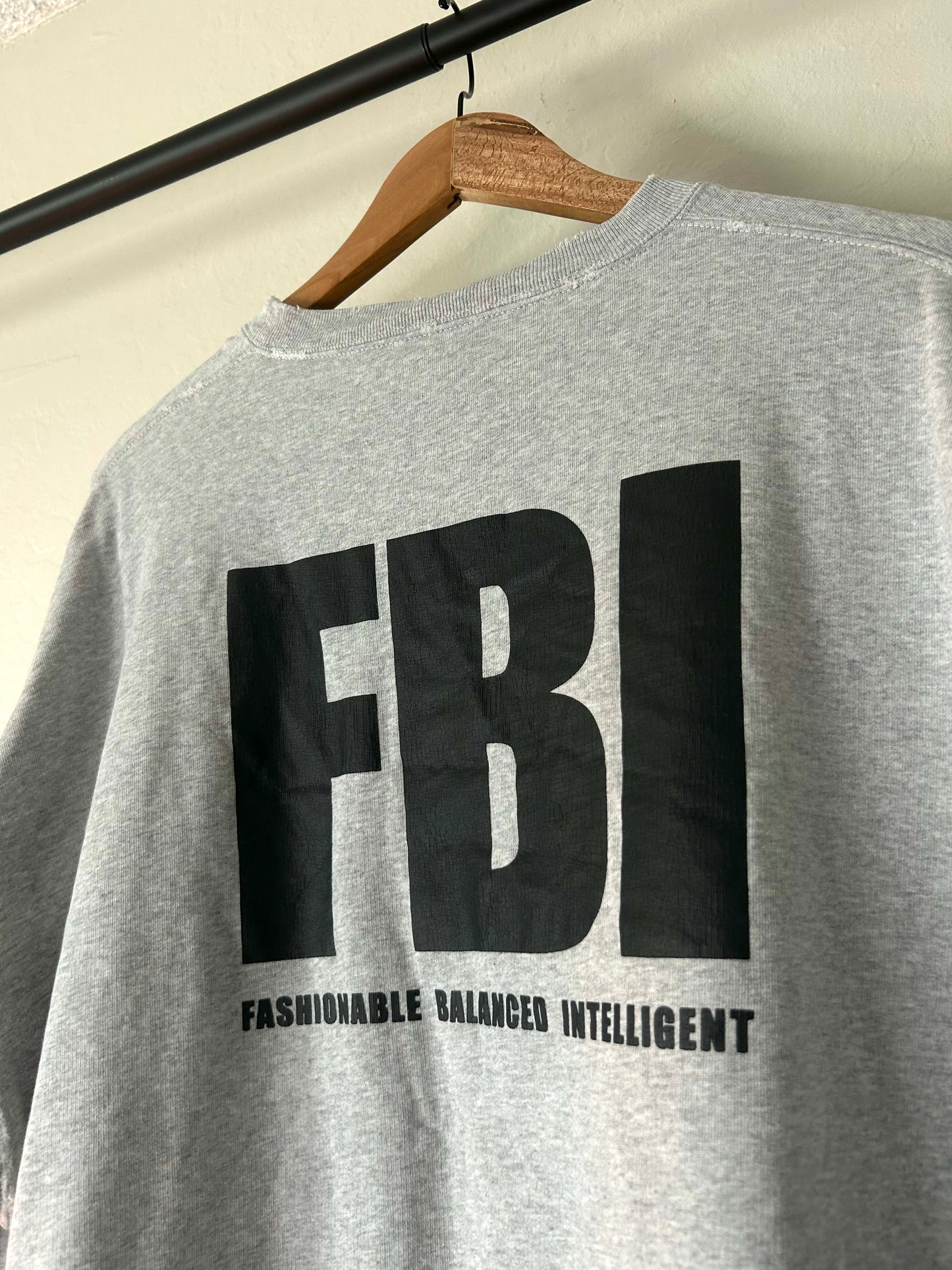 Balenciaga Grey FBI Crewneck