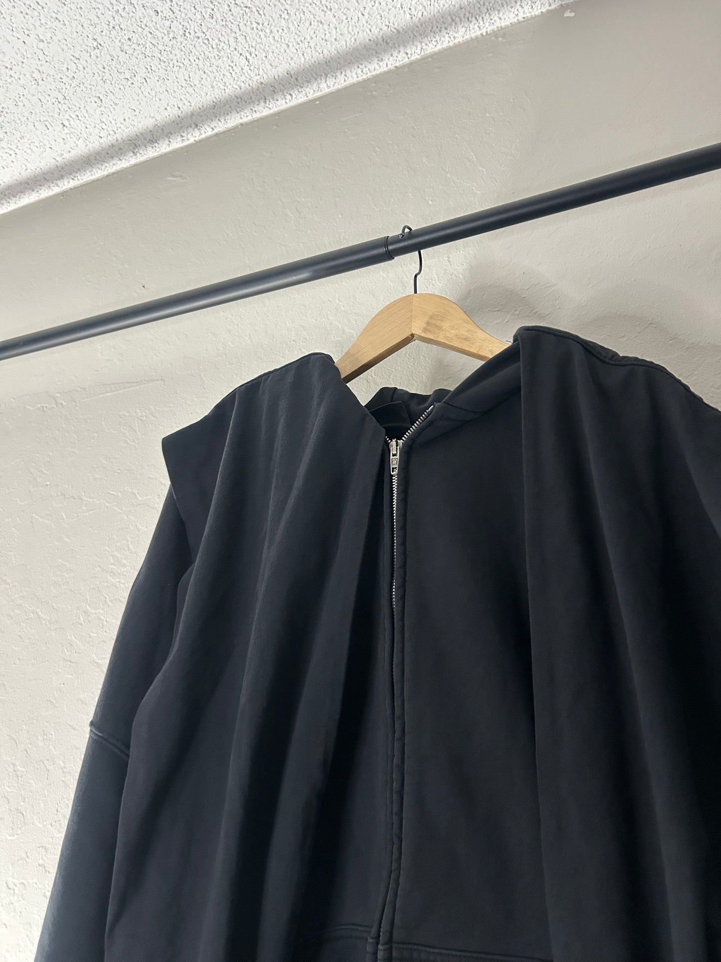 Balenciaga Double Hooded Unity Logo Zip up Hoodie