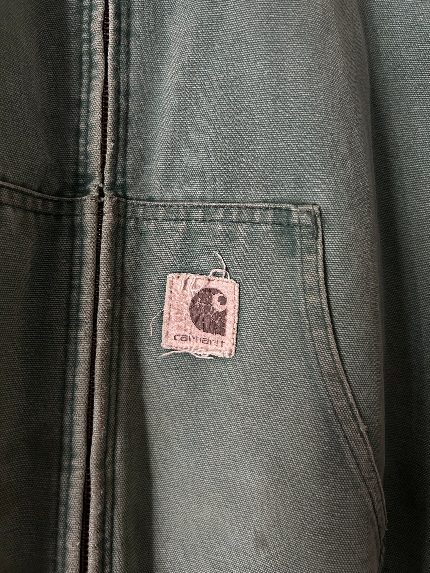 Green Vintage Carhartt Work Jacket