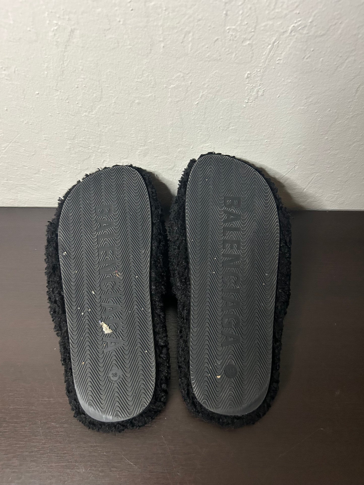 Balenciaga Black Fur Campaign Slides