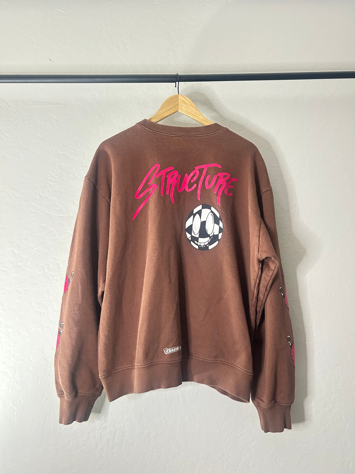 Chrome Hearts Matty Boy Brown Structure Crewneck