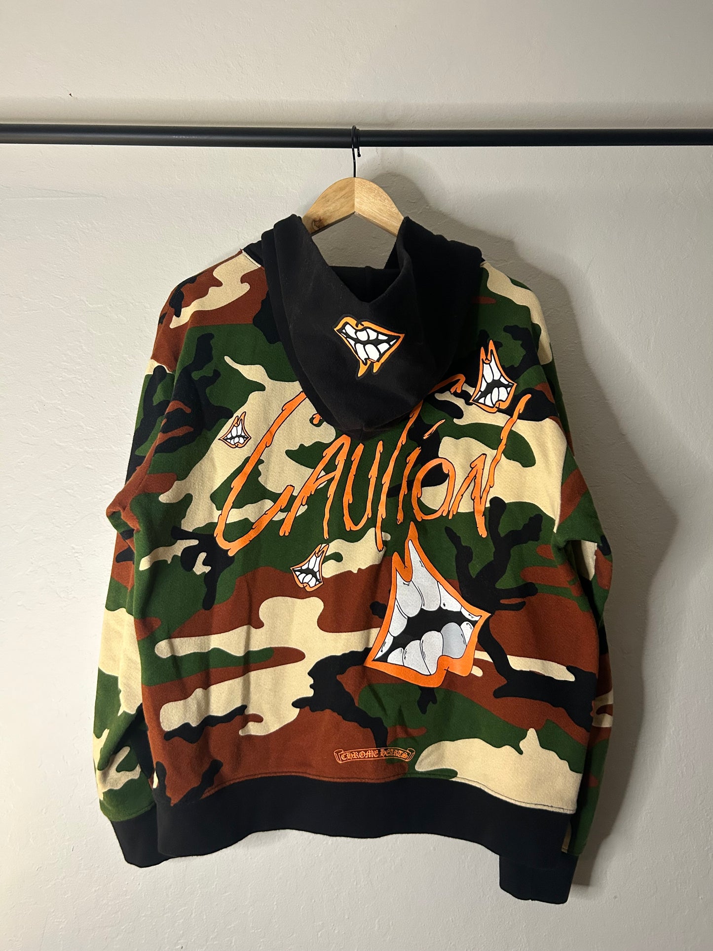 Chrome Hearts Matty Boy Camo Caution Hoodie