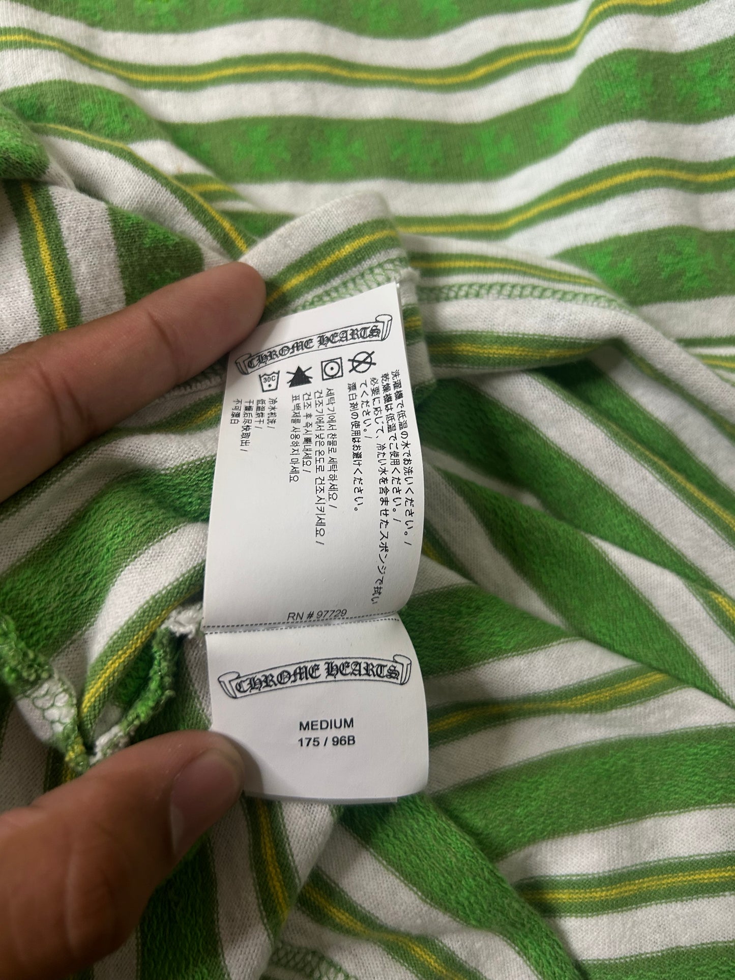 Chrome Hearts Green Rugby Polo