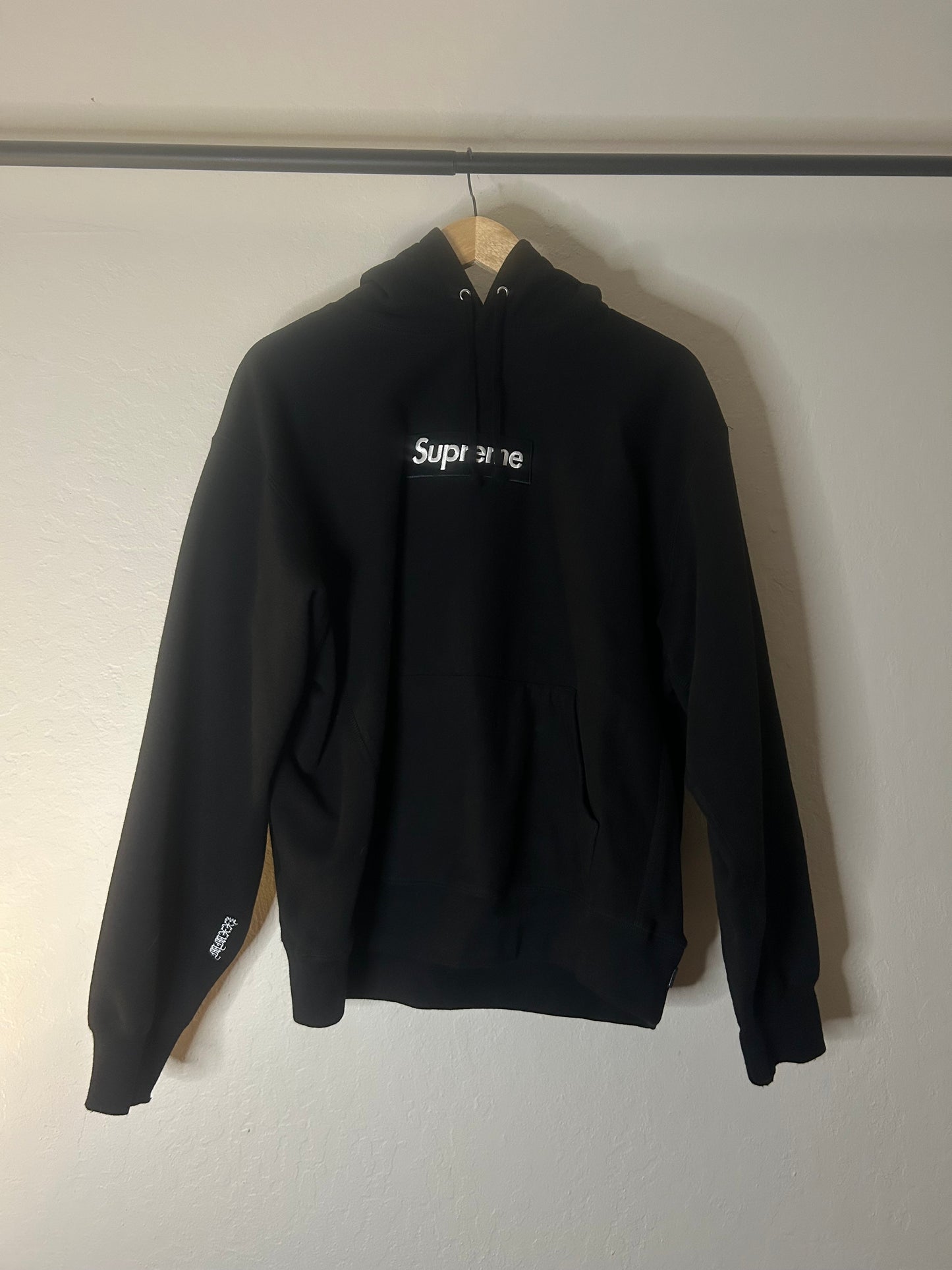 Supreme Black Box Logo Hoodie