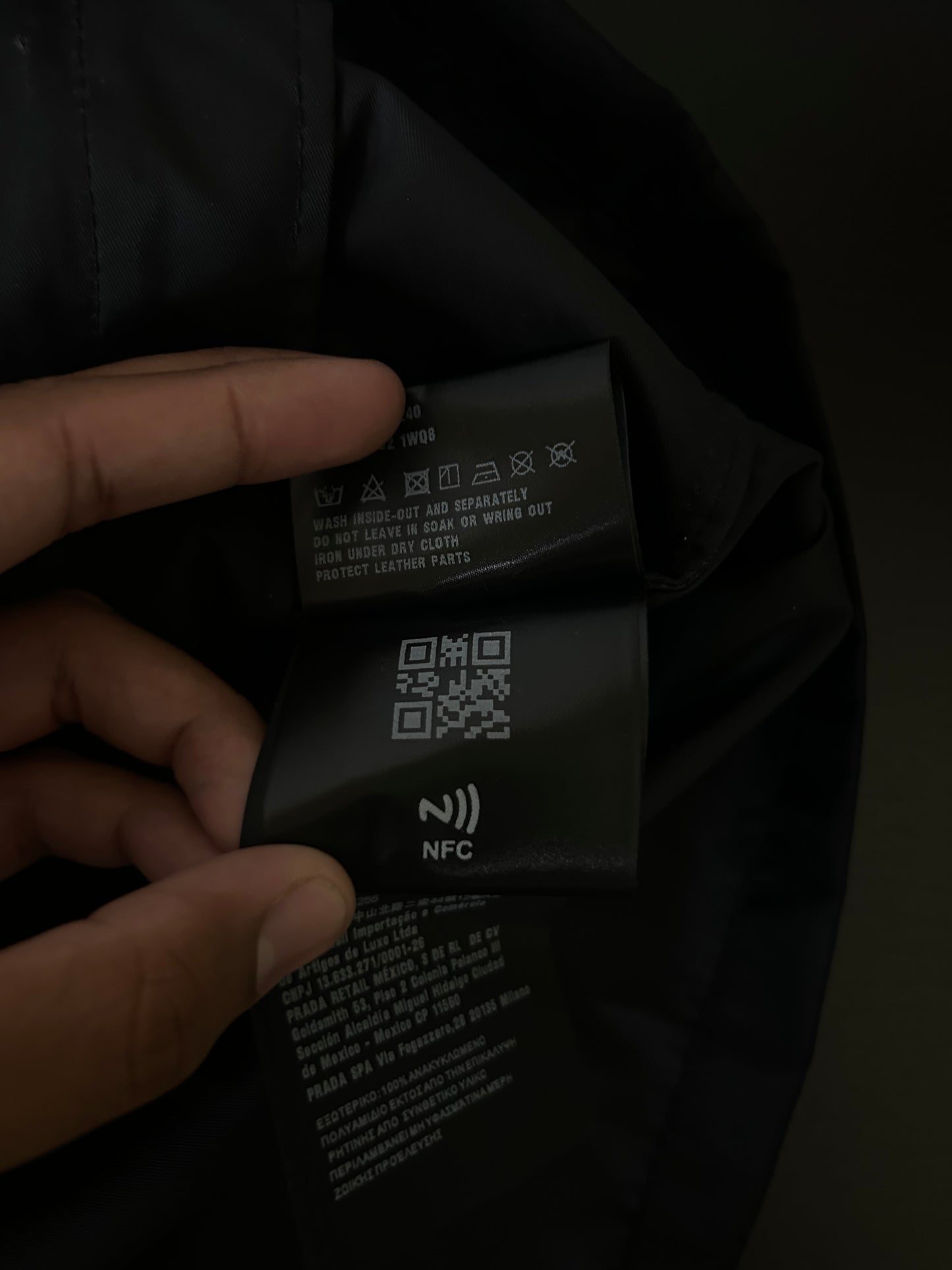 Prada Nylon Button Up Shirt