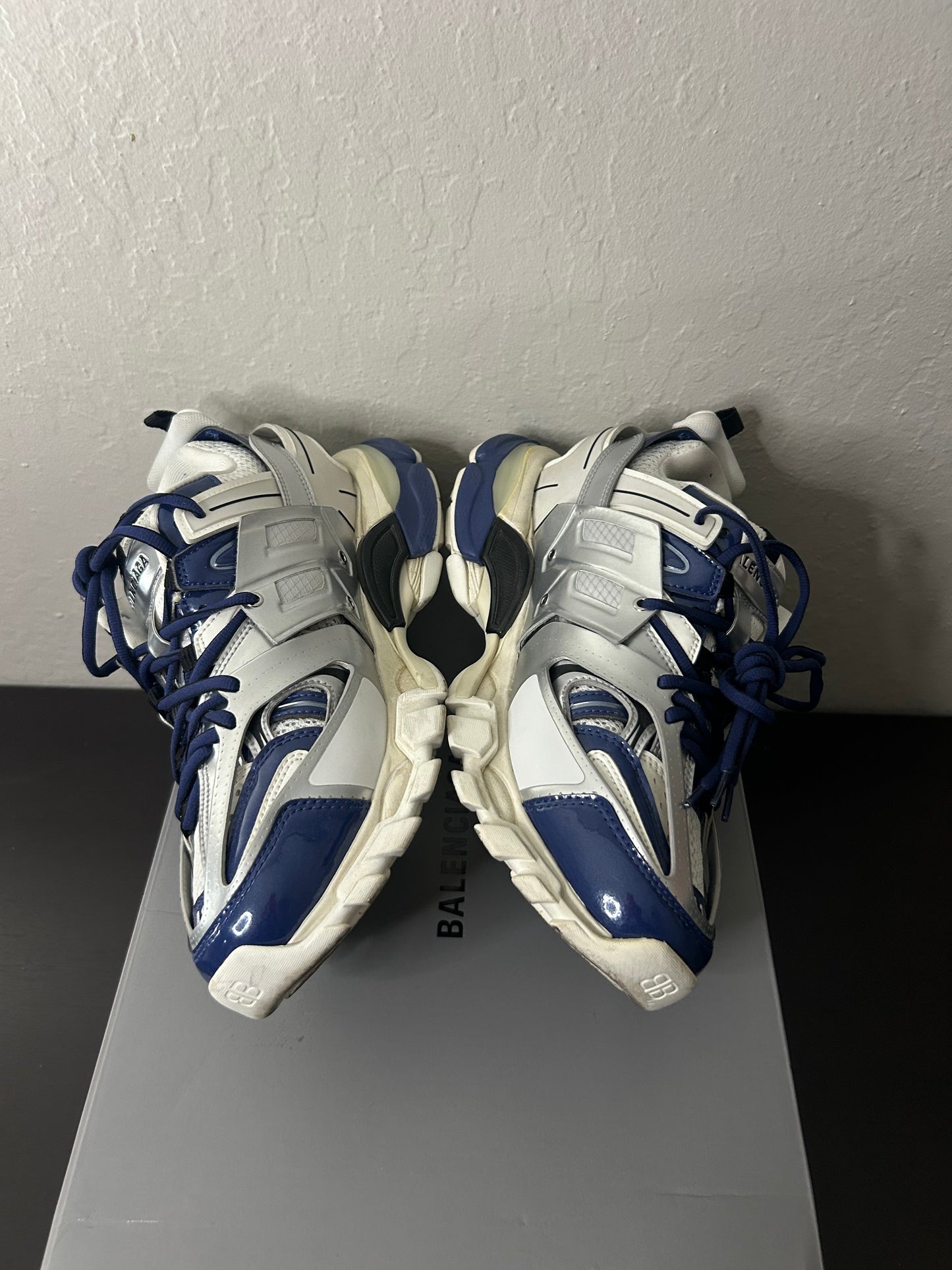 Balenciaga LED Blue Track Runners