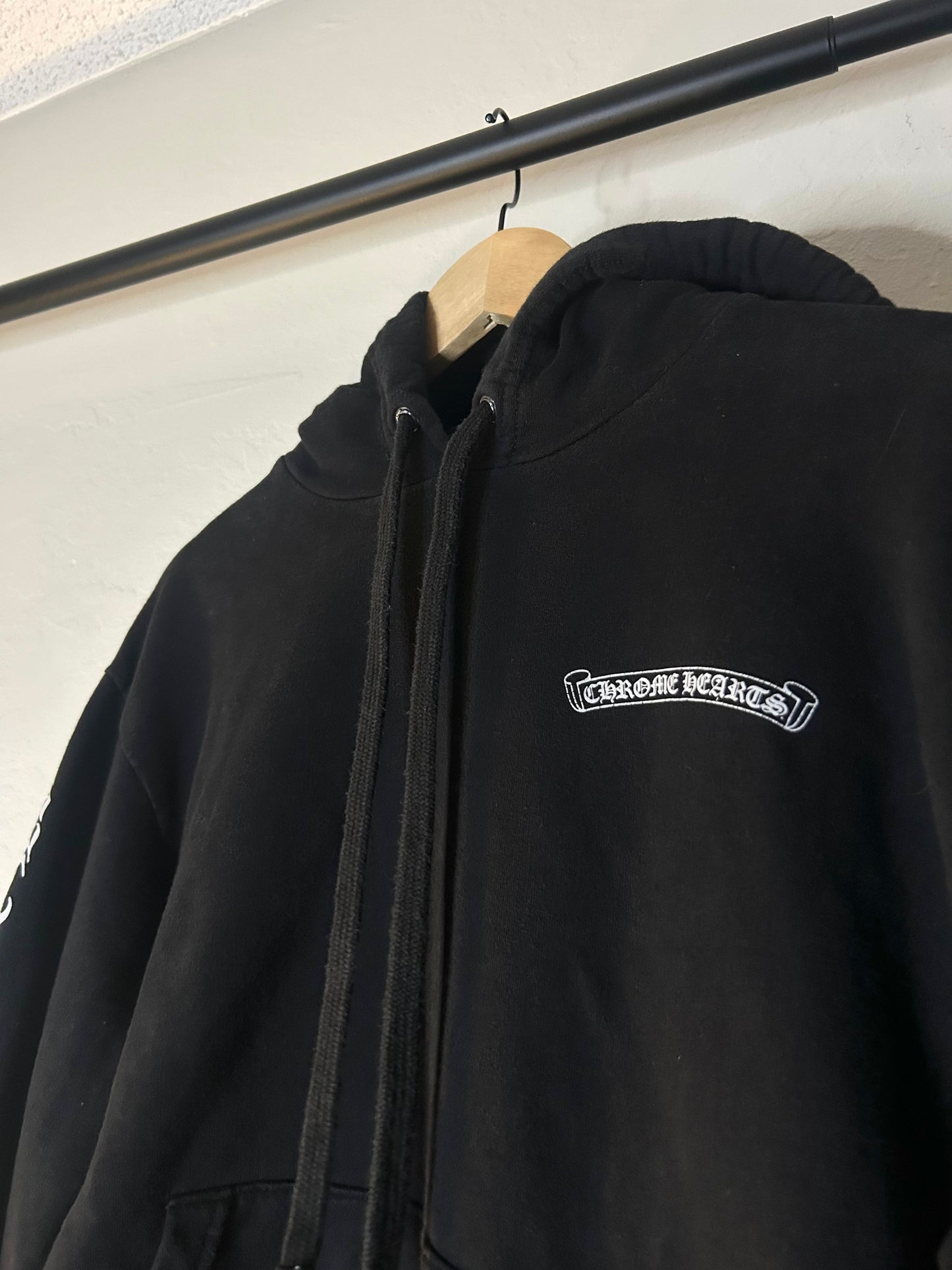 Chrome Hearts Scroll Logo Hoodie