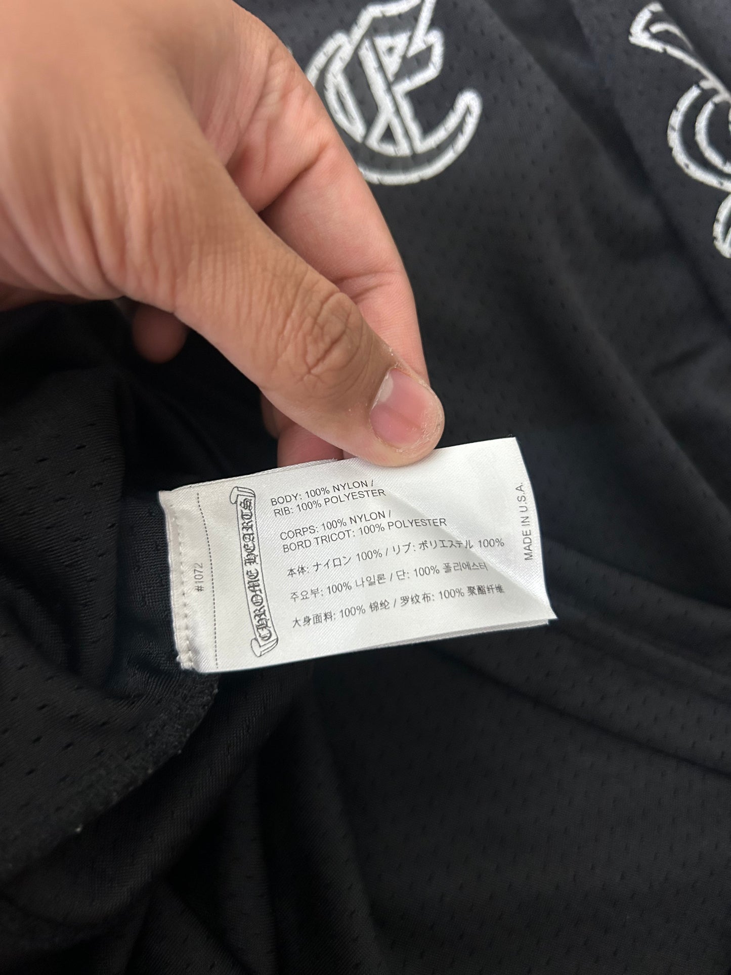 Chrome Hearts Black Longsleeve Jersey