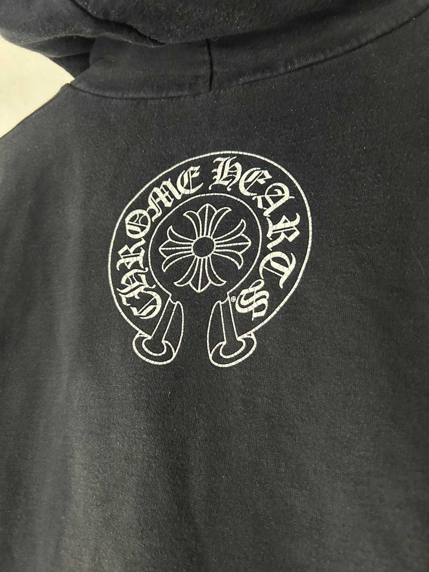 Chrome Hearts Vintage T Bar Floral Zip Up Hoodie